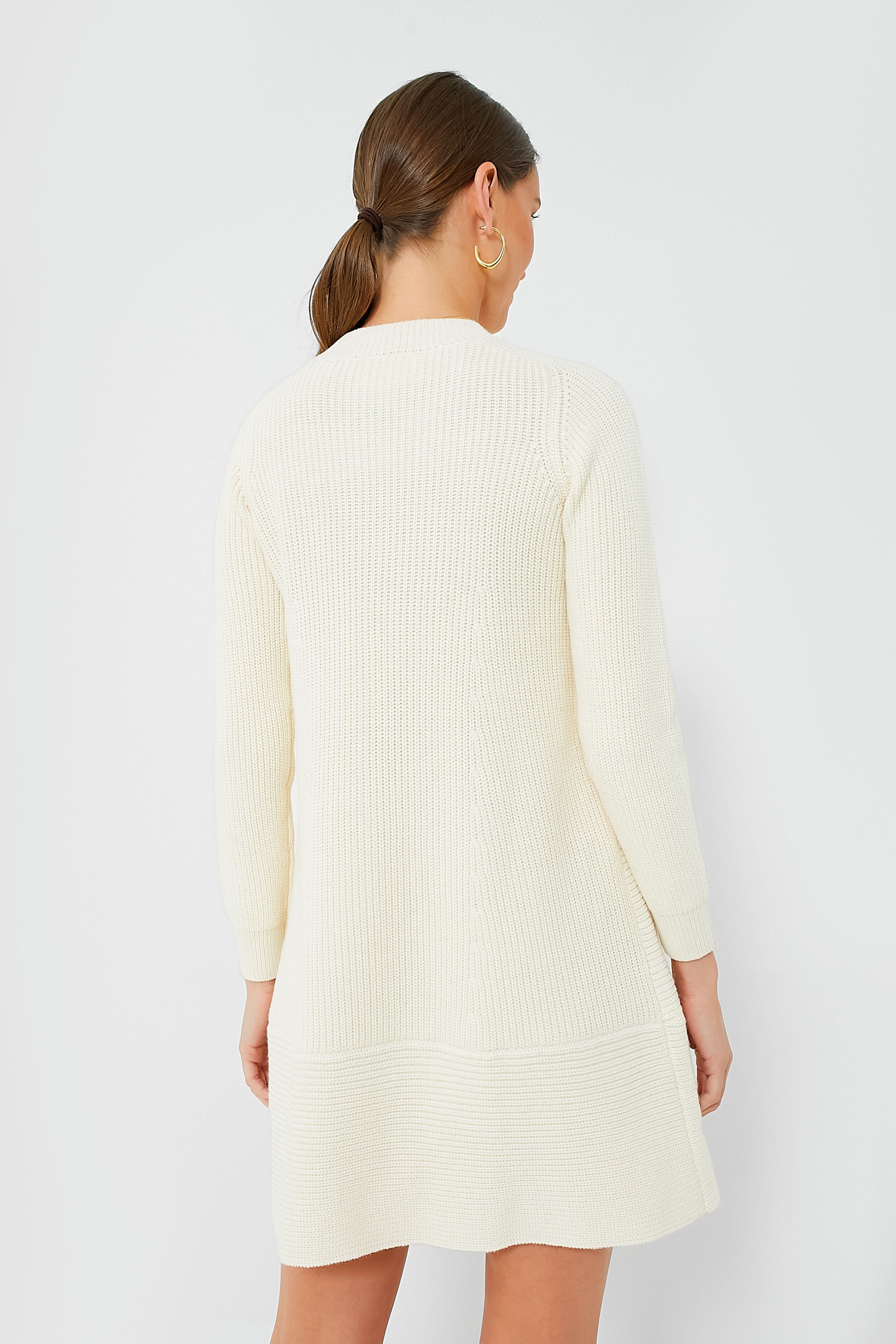 Cream Ainsley Knit Dress-Charming Tale Store