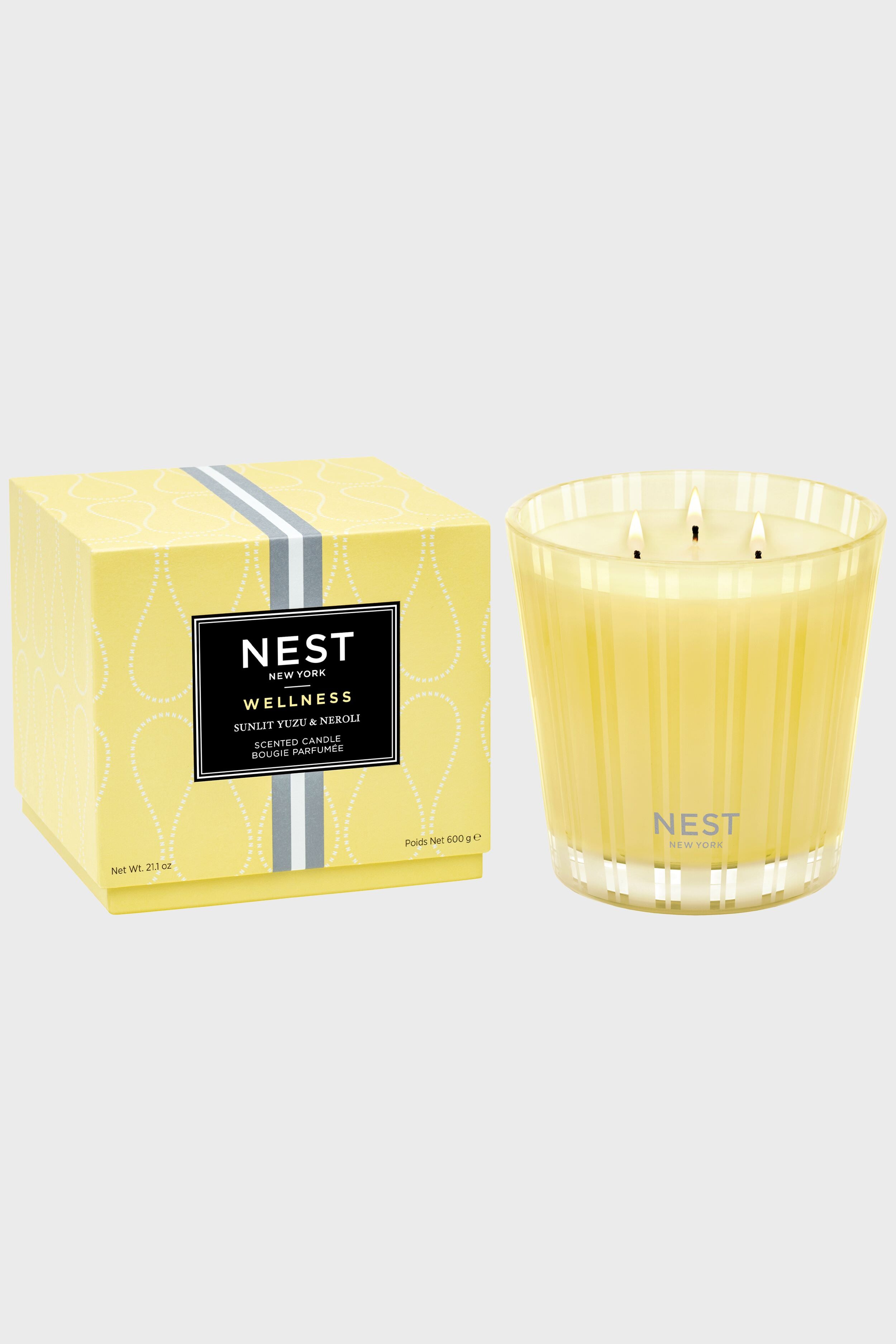 Sunlit Yuzu & Neroli 3-Wick Candle-Charming Tale Store