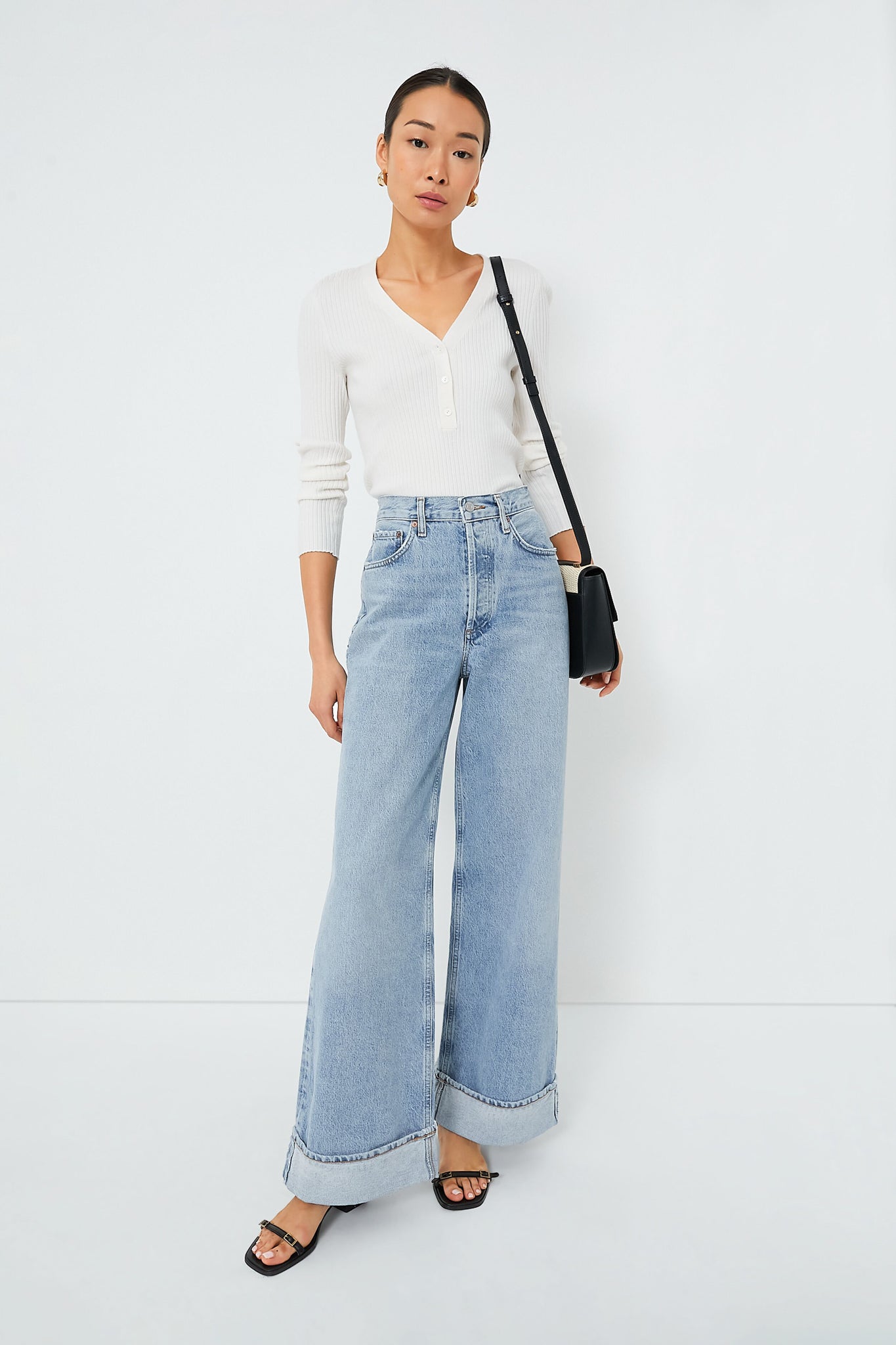 Winter White Hendrix Henley-Charming Tale Store