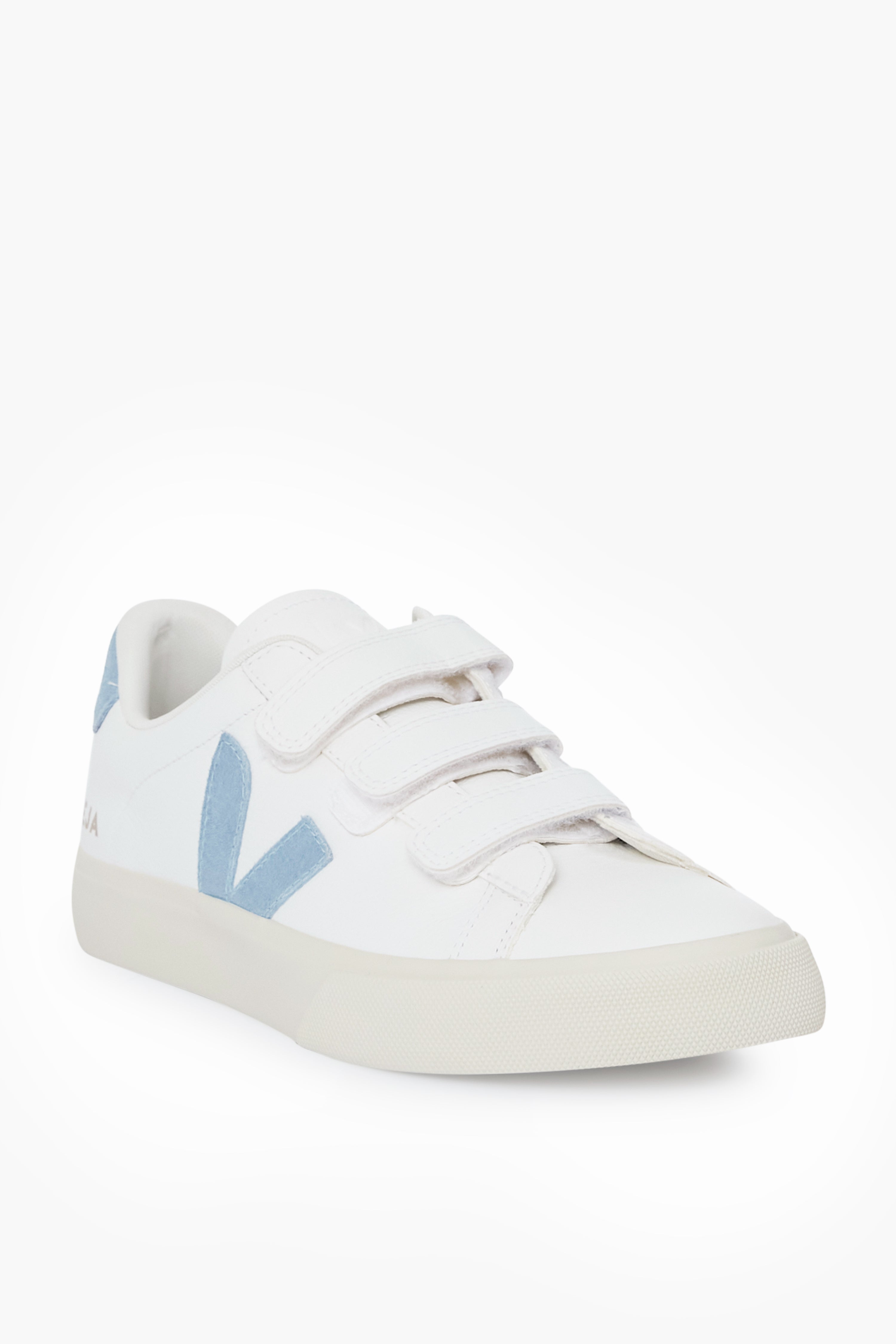Extra White Steel Blue Recife Logo Sneakers-Charming Tale Store