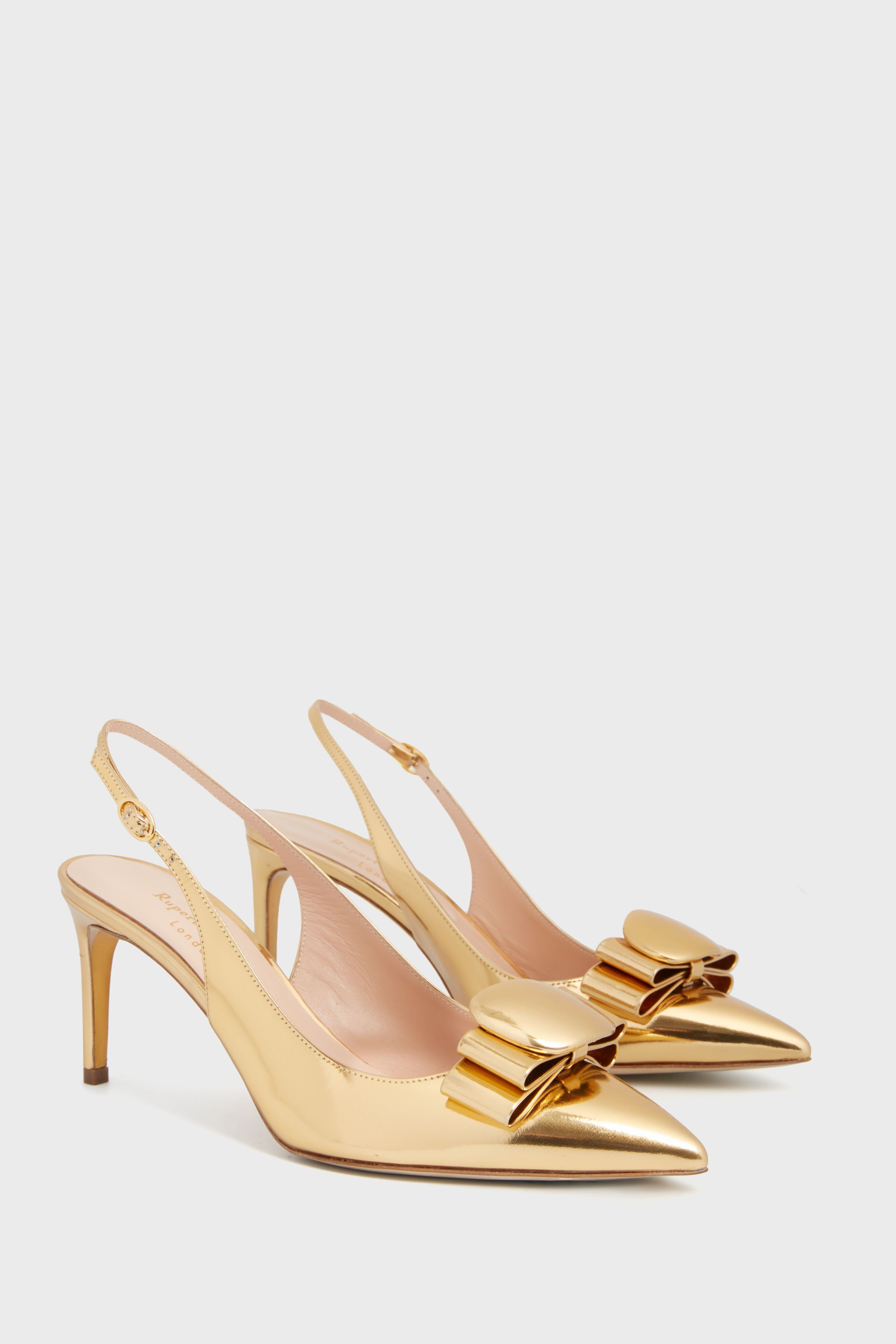Gold Mirror Bramble Heels-Charming Tale Store