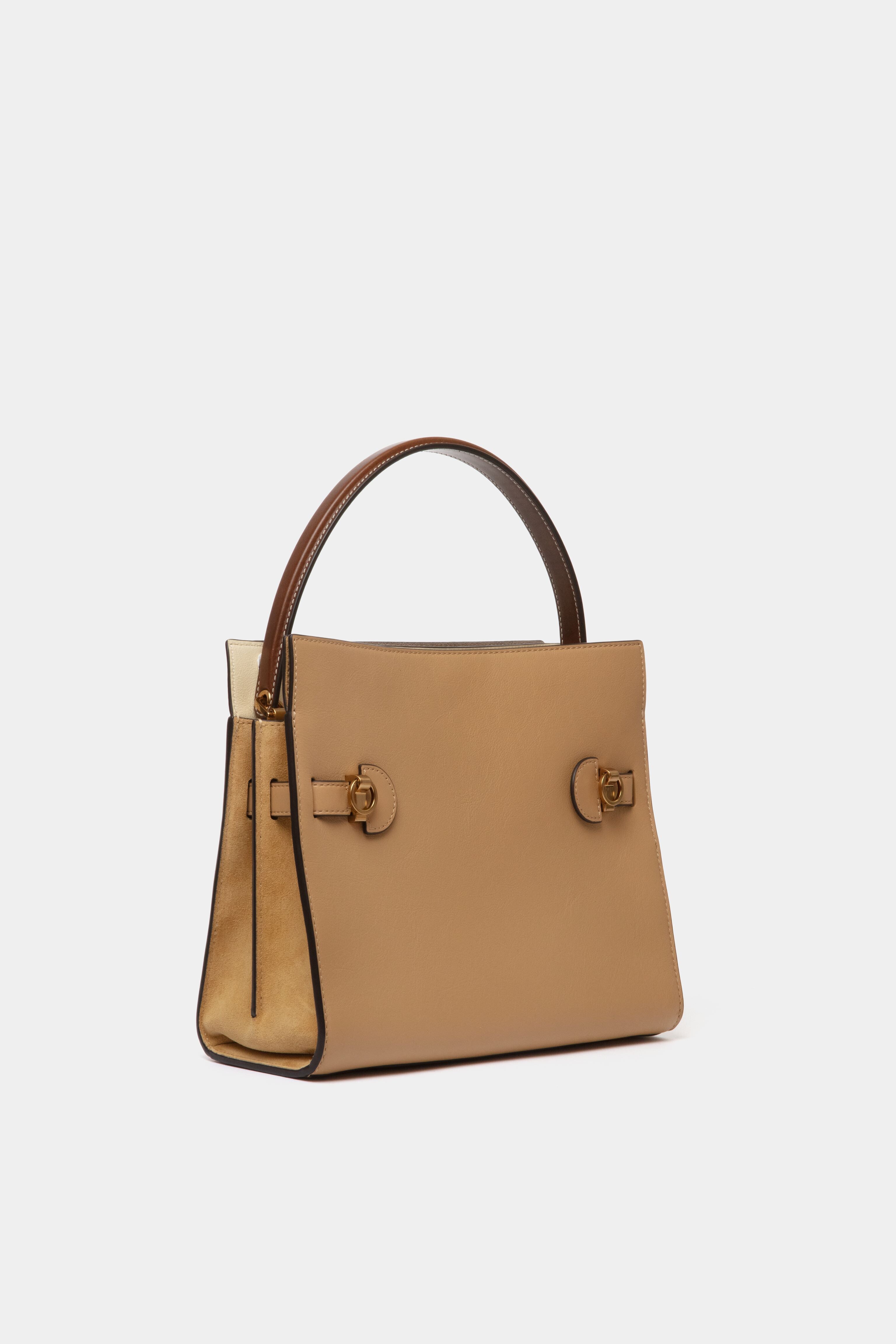 Dark Sand Lee Radziwill Small Double Bag-Charming Tale Store