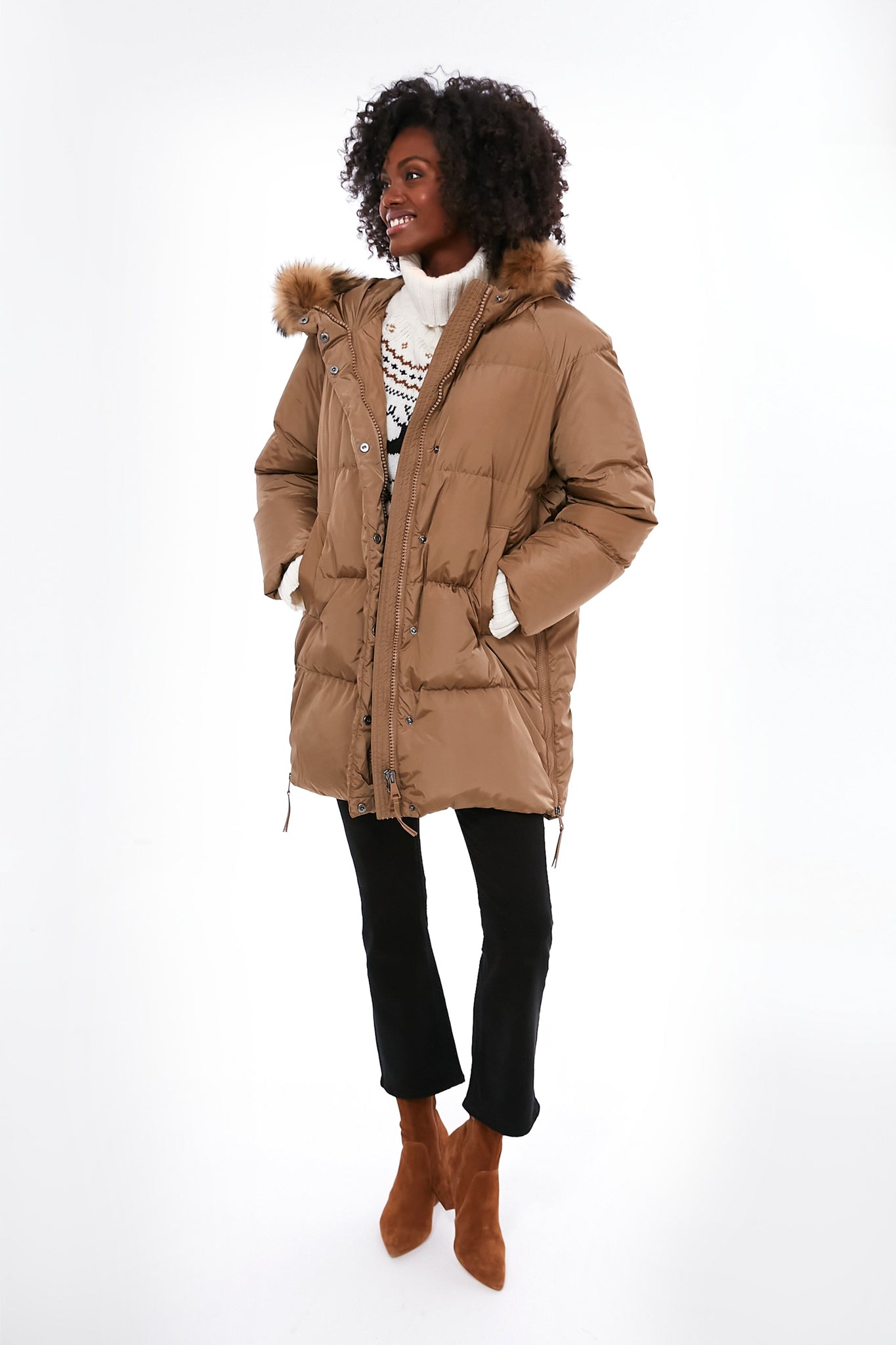 Caramel Bembo Coat-Charming Tale Store