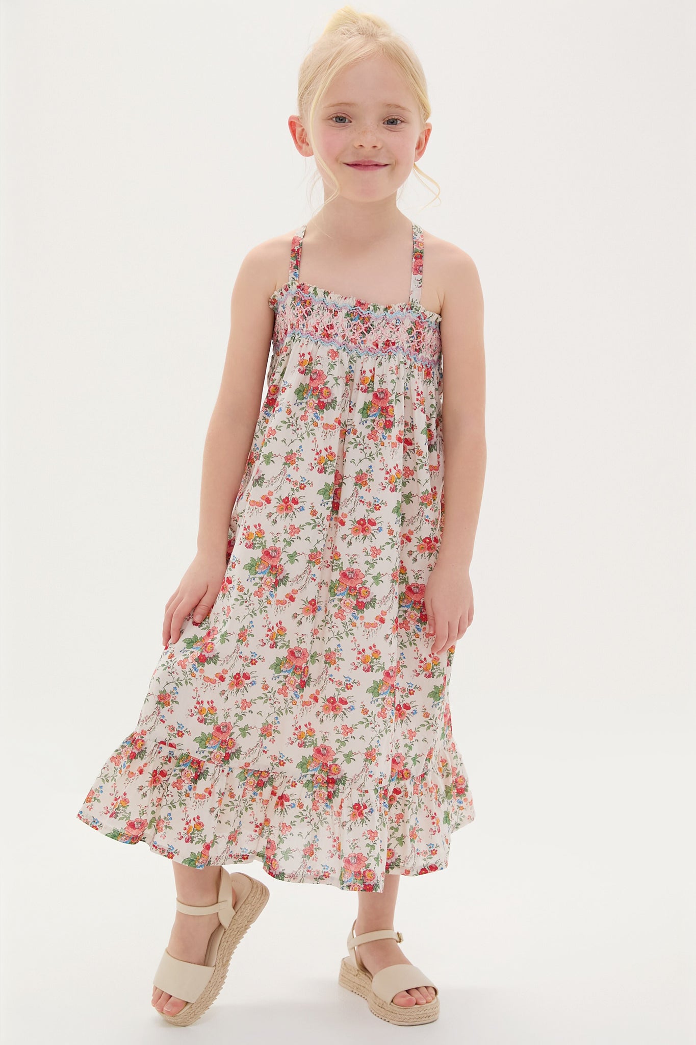 Cream Rosa Fresta Marceline Dress-Charming Tale Store