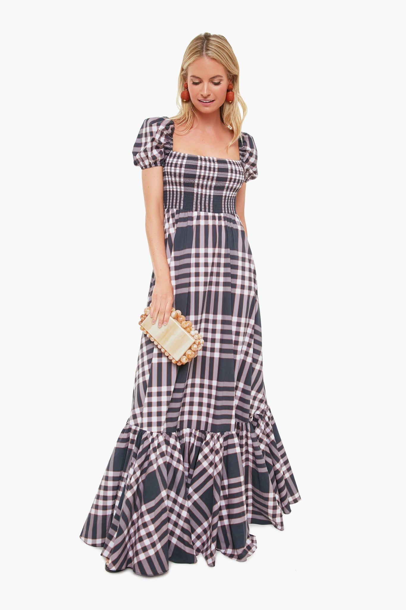 Fall Plaid Gianna Dress-Charming Tale Store