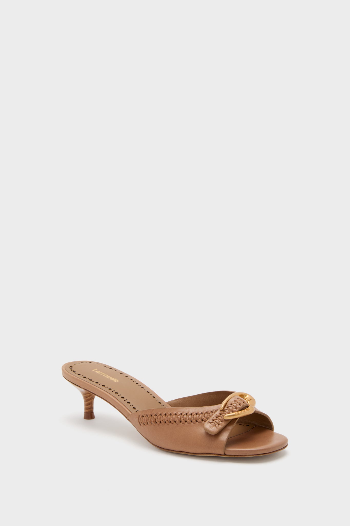 Hazelnut Leather Verona Mules-Charming Tale Store
