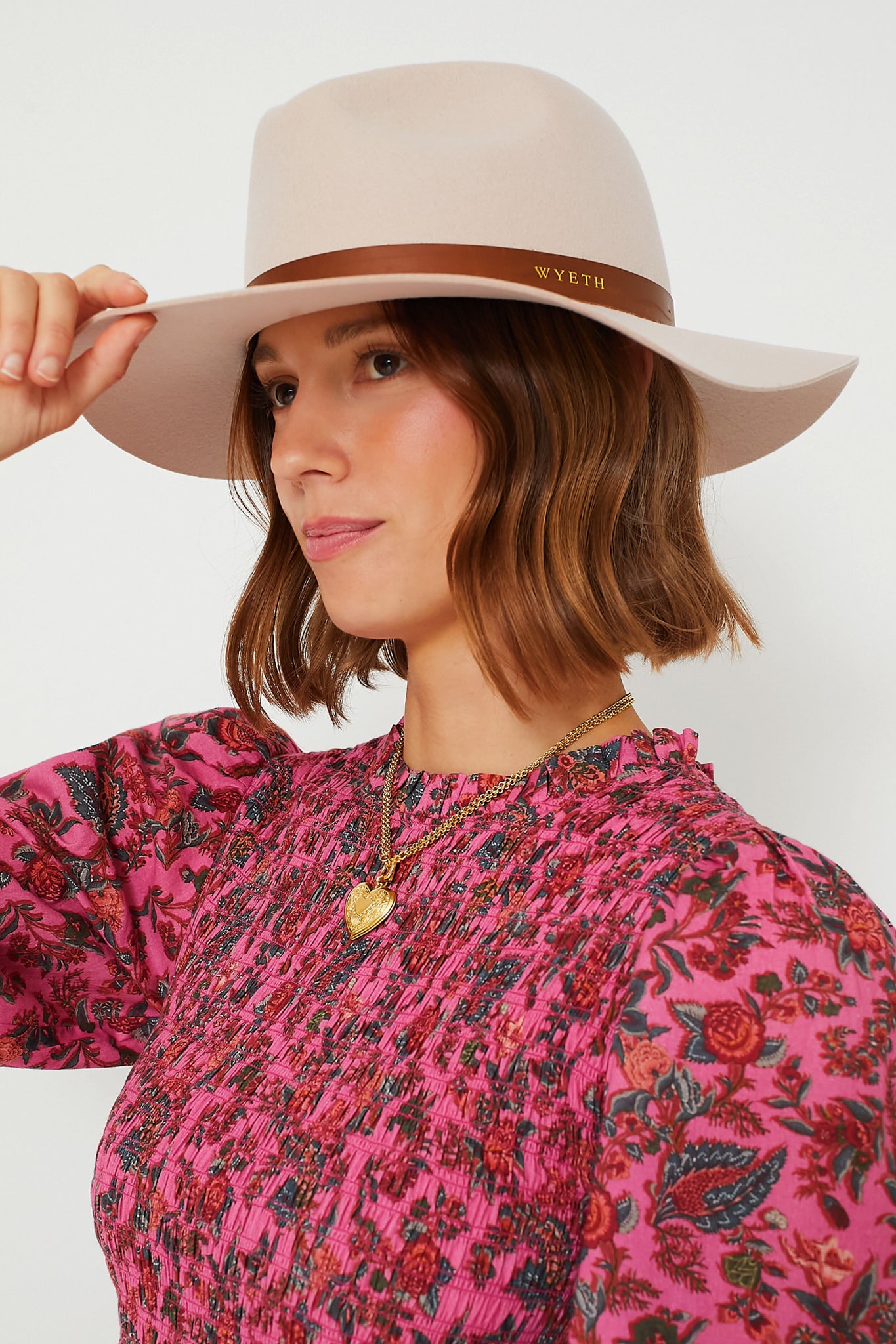 Blush Rose Lux Hat-Charming Tale Store