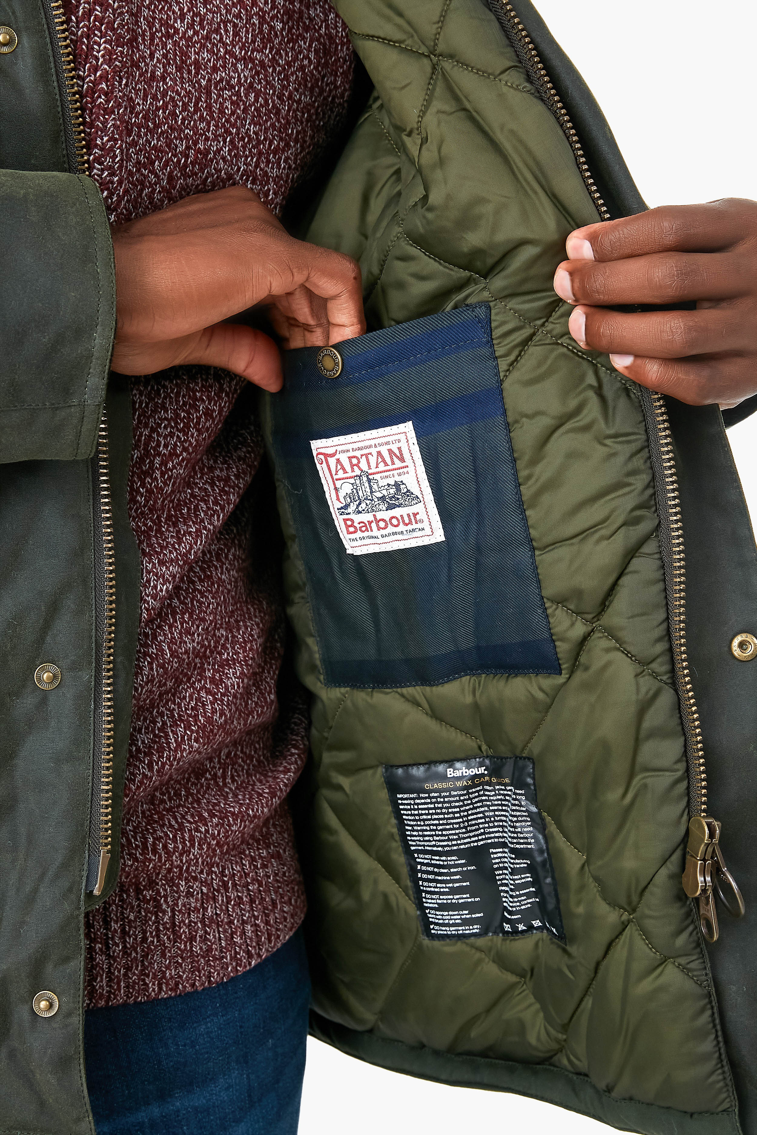 Sage Winter Bedale Wax-Charming Tale Store