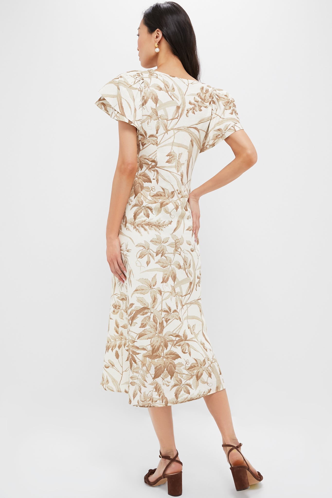 Dune Breeze Cotton Linen Lily Dress-Charming Tale Store