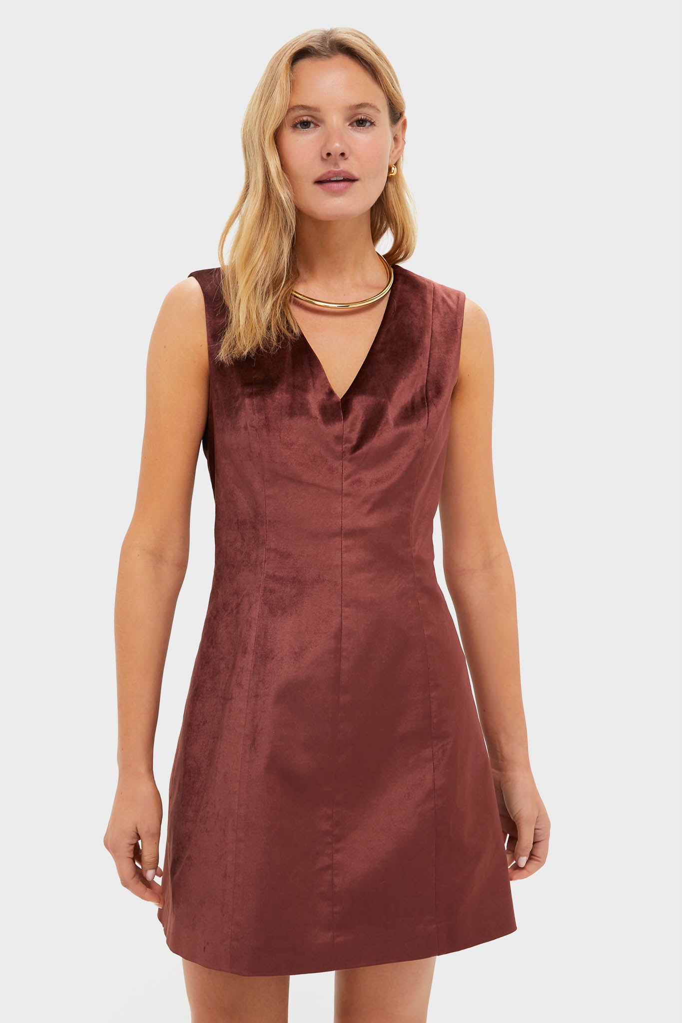 Chocolate Velvet Mercer Dress-Charming Tale Store
