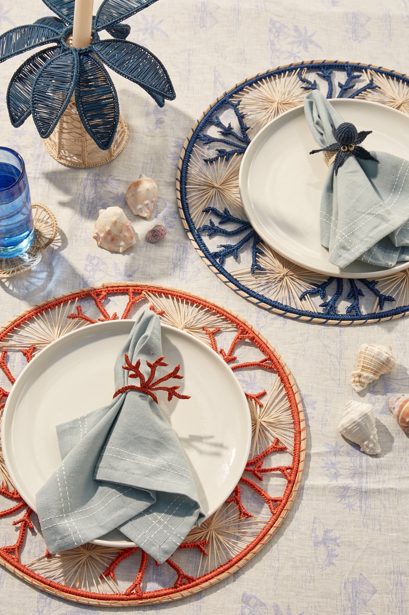 Small Palm Tree Candle Holder-Charming Tale Store