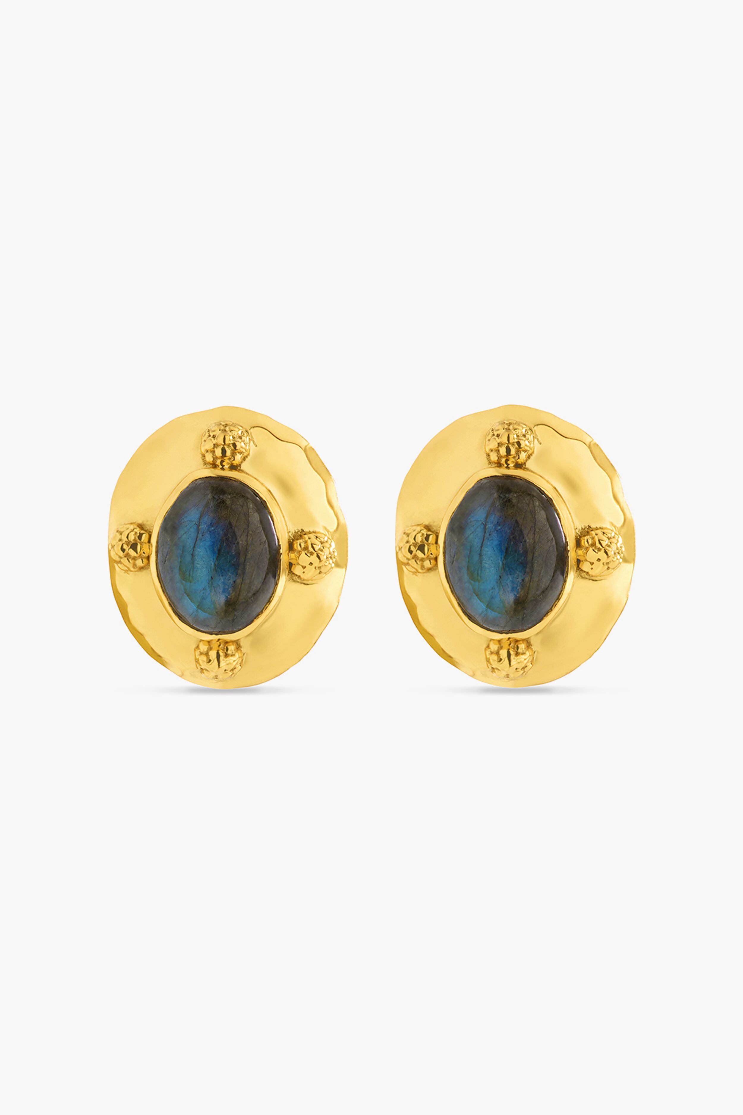 Cleopatra Oval Earrings-Charming Tale Store