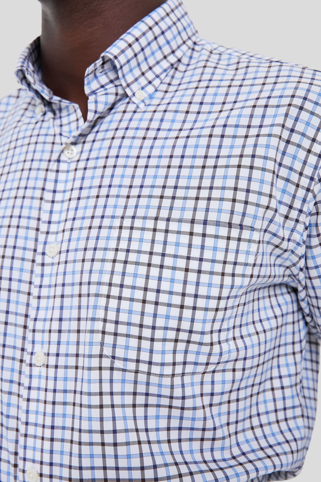 Regatta Blue Calgary Crown Cotton-Stretch Sport Shirt-Charming Tale Store