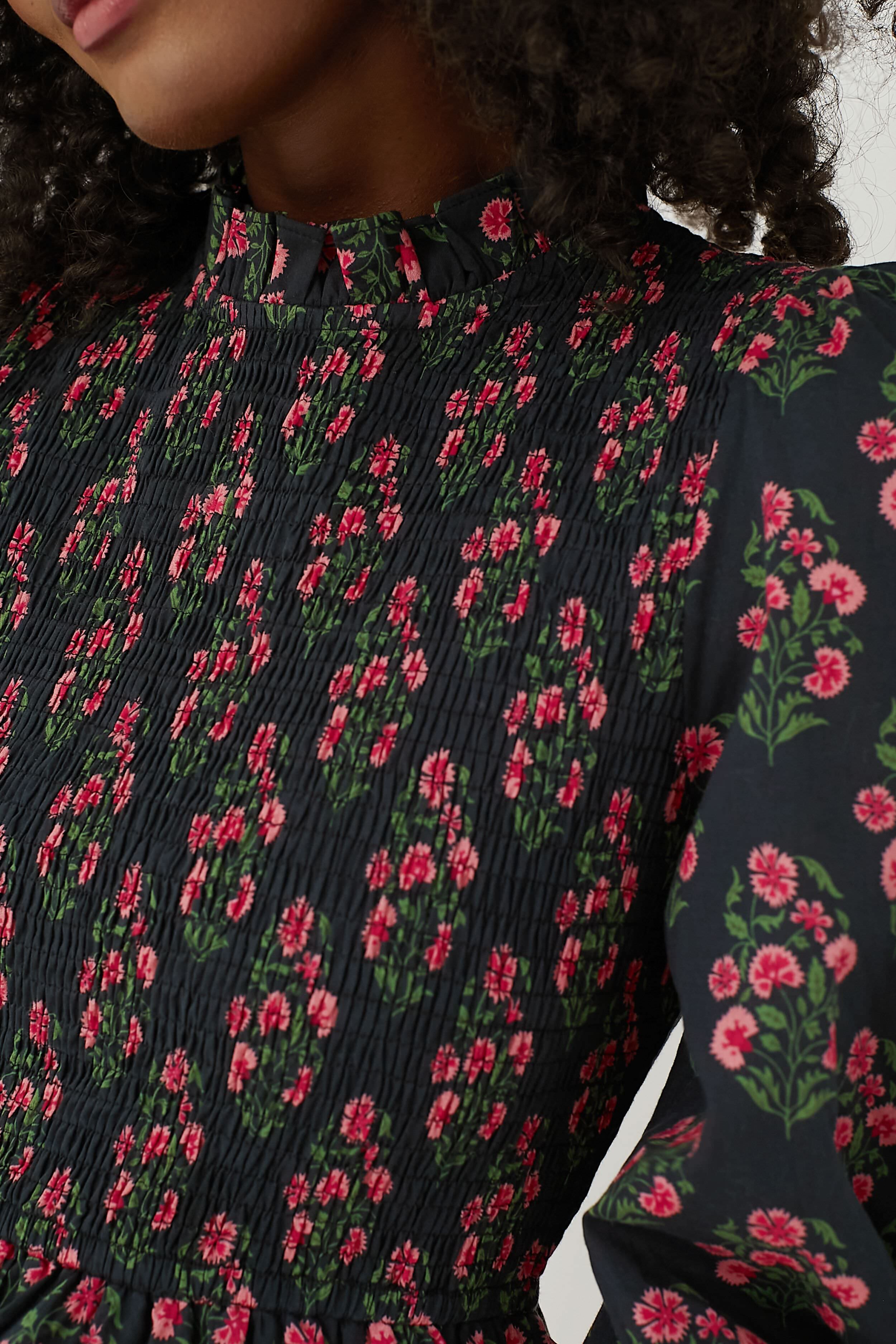 Geranium Buta Florence Dress-Charming Tale Store