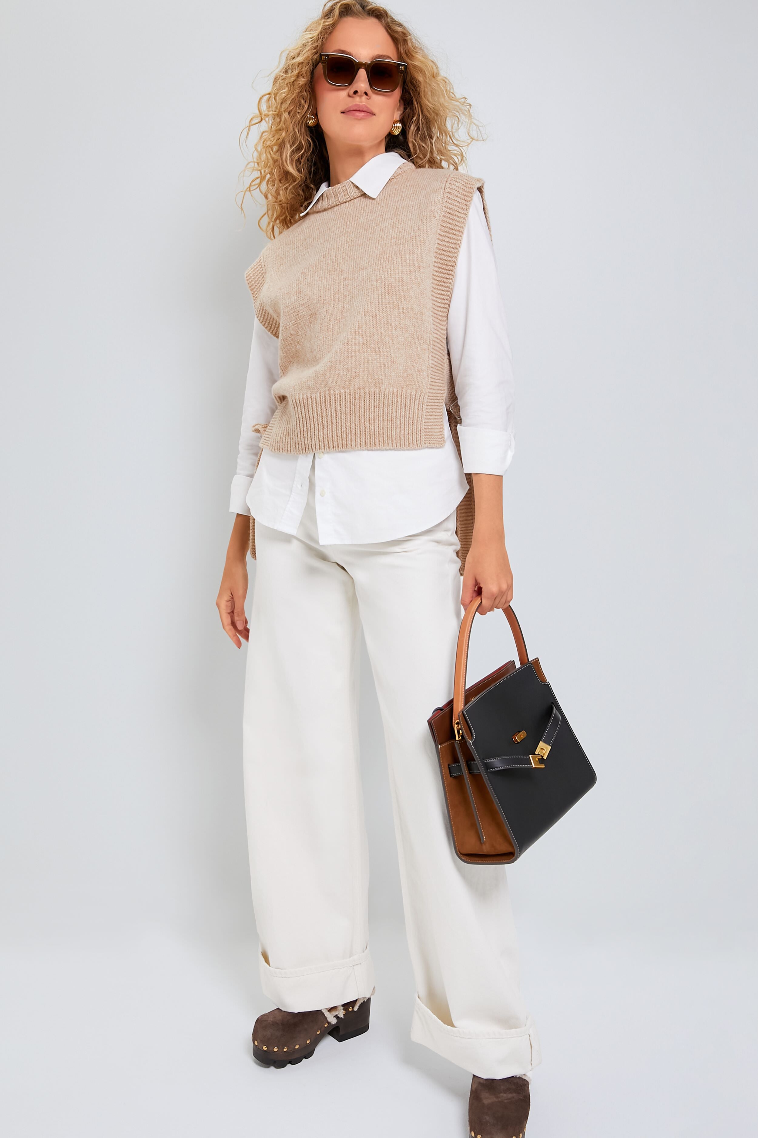 Deep Espresso Shearling Clog-Charming Tale Store