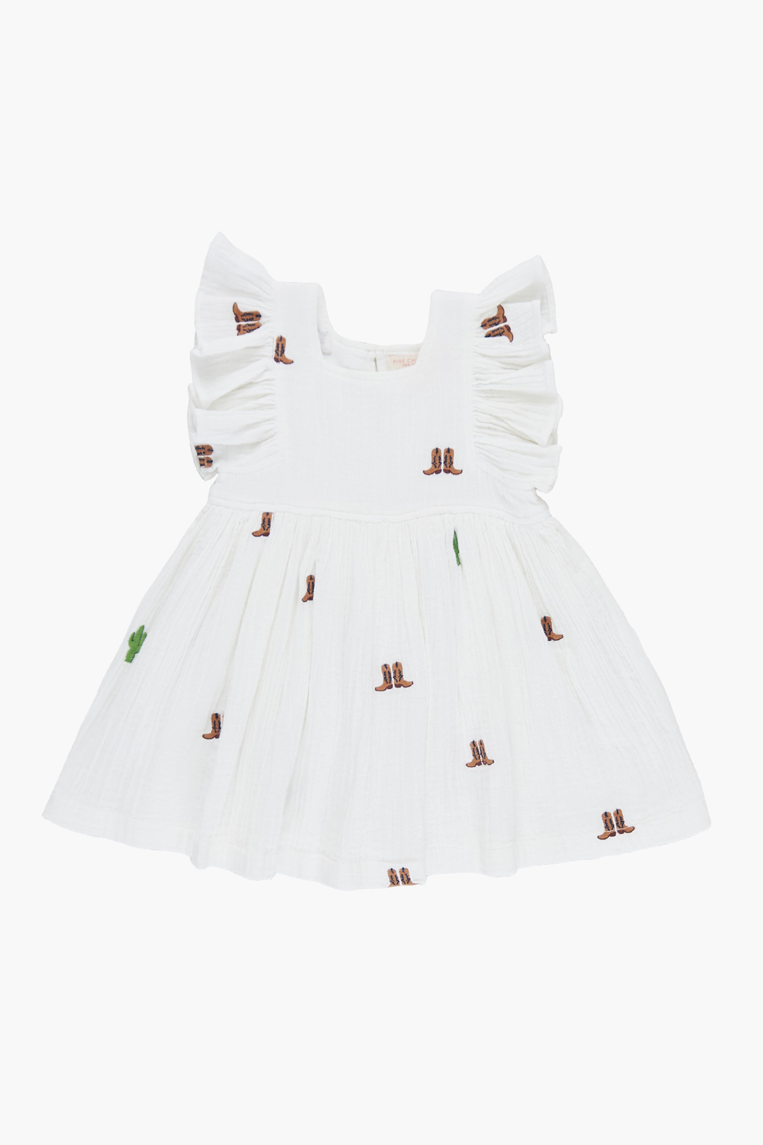 Rodeo Embroidery Elsie Dress-Charming Tale Store
