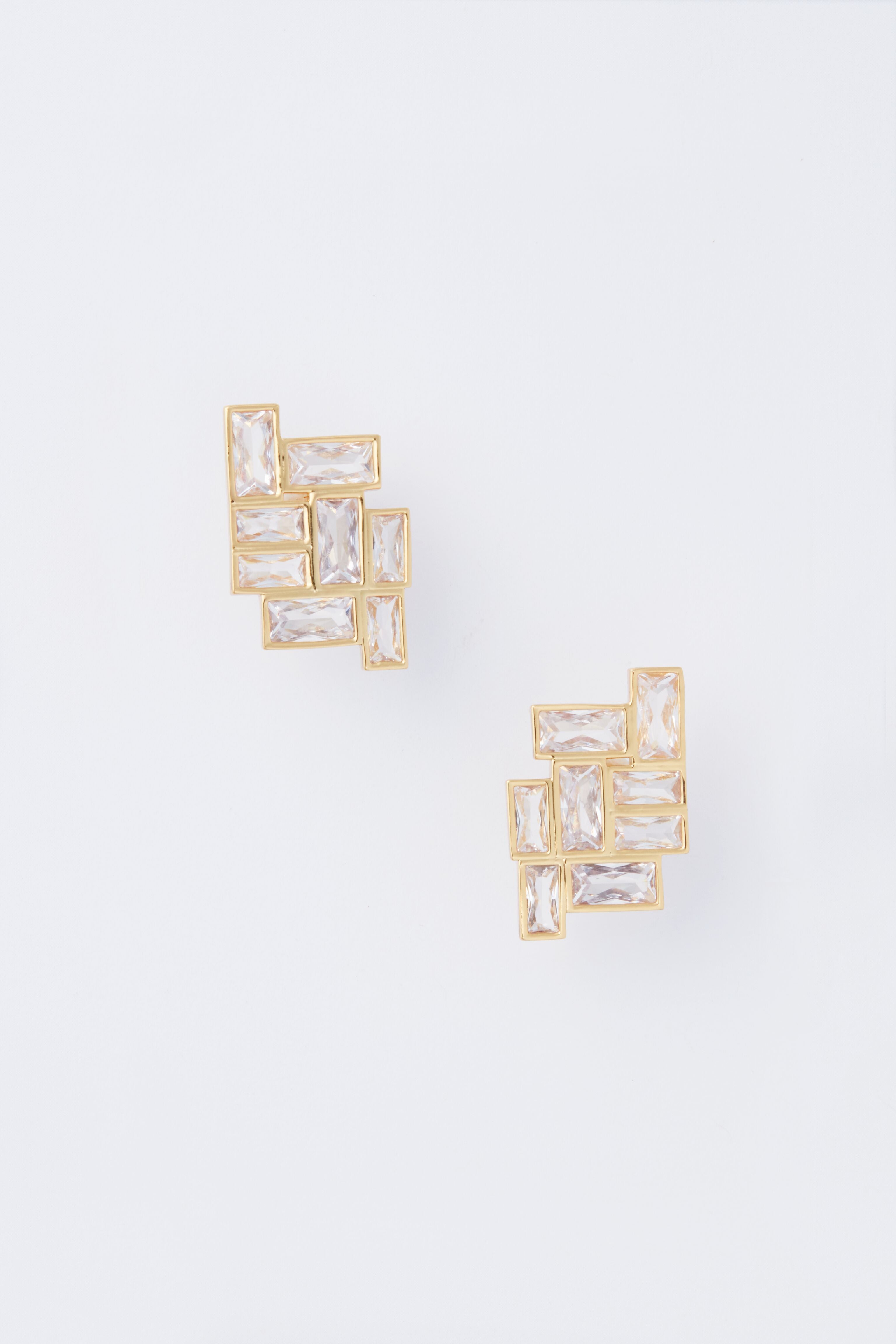 Crystal Lottie Studs-Charming Tale Store