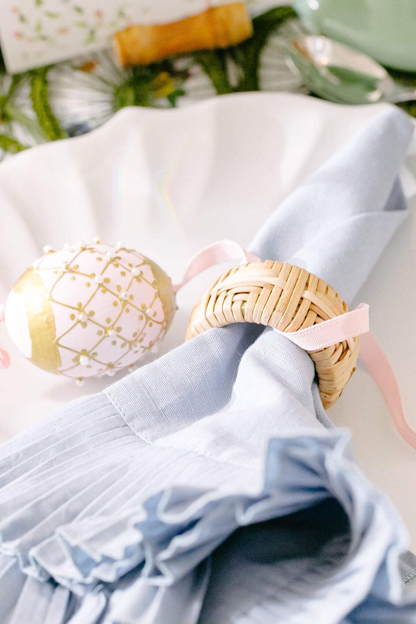 Cane Napkin Rings (Set of 4)-Charming Tale Store