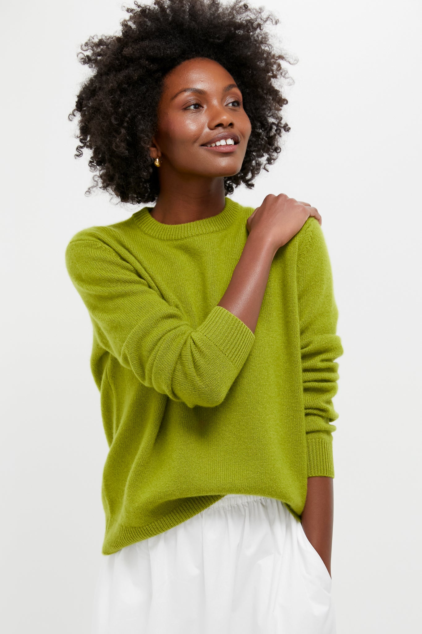 Woodbine Cashmere Boyfriend Bodie Crewneck-Charming Tale Store