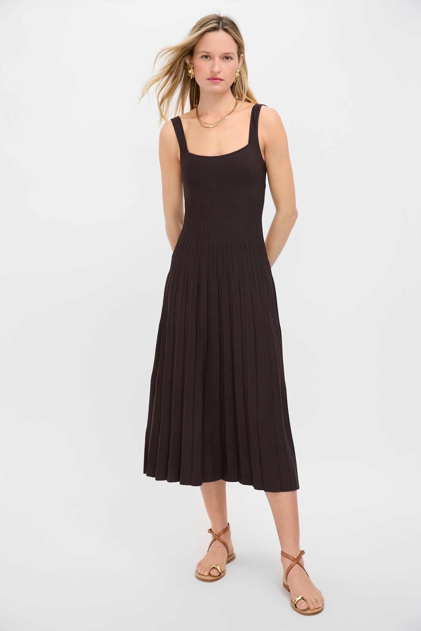 Gold Slinky Necklace-Charming Tale Store