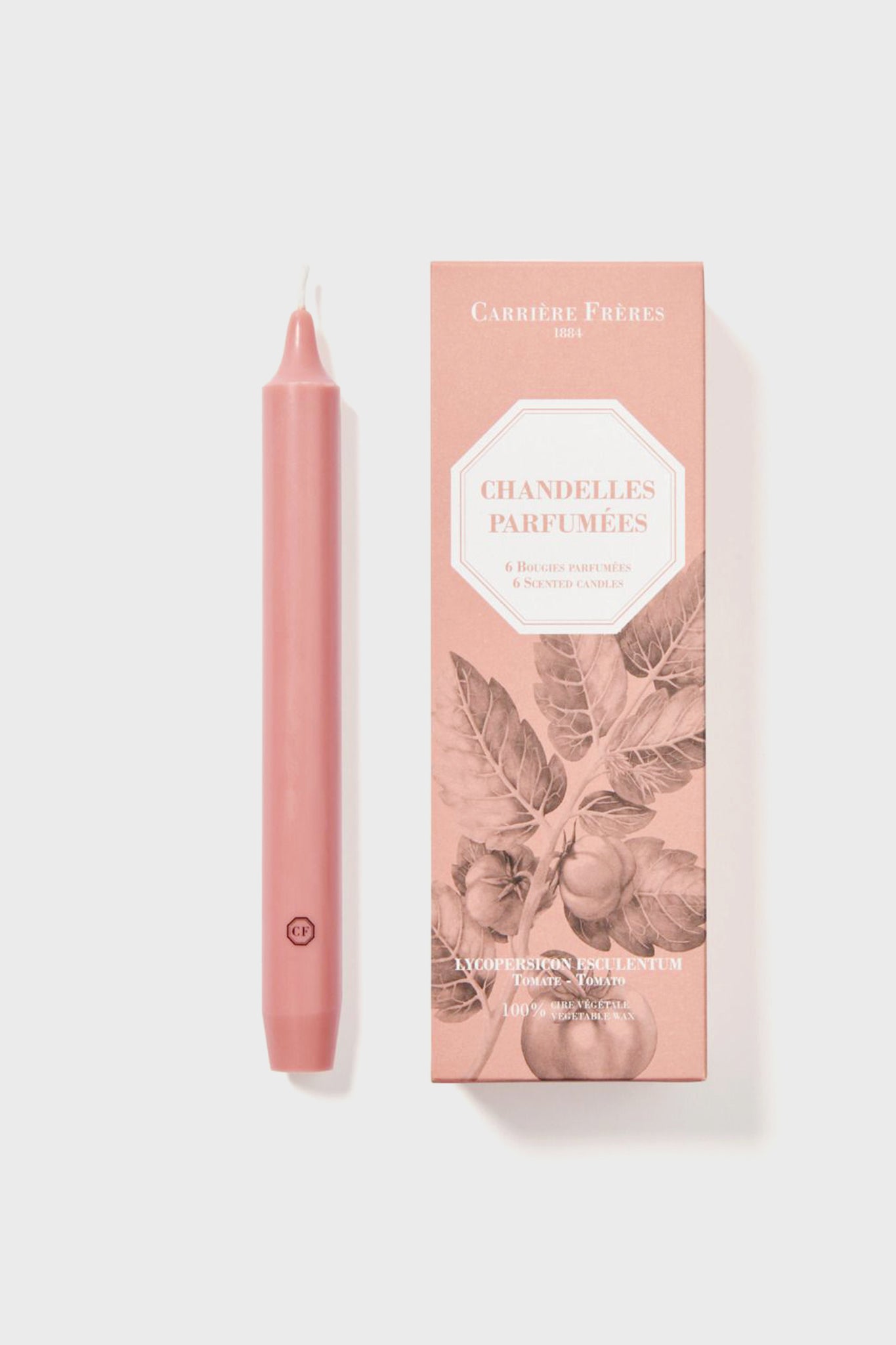 Tomato Scented Taper Candles-Charming Tale Store