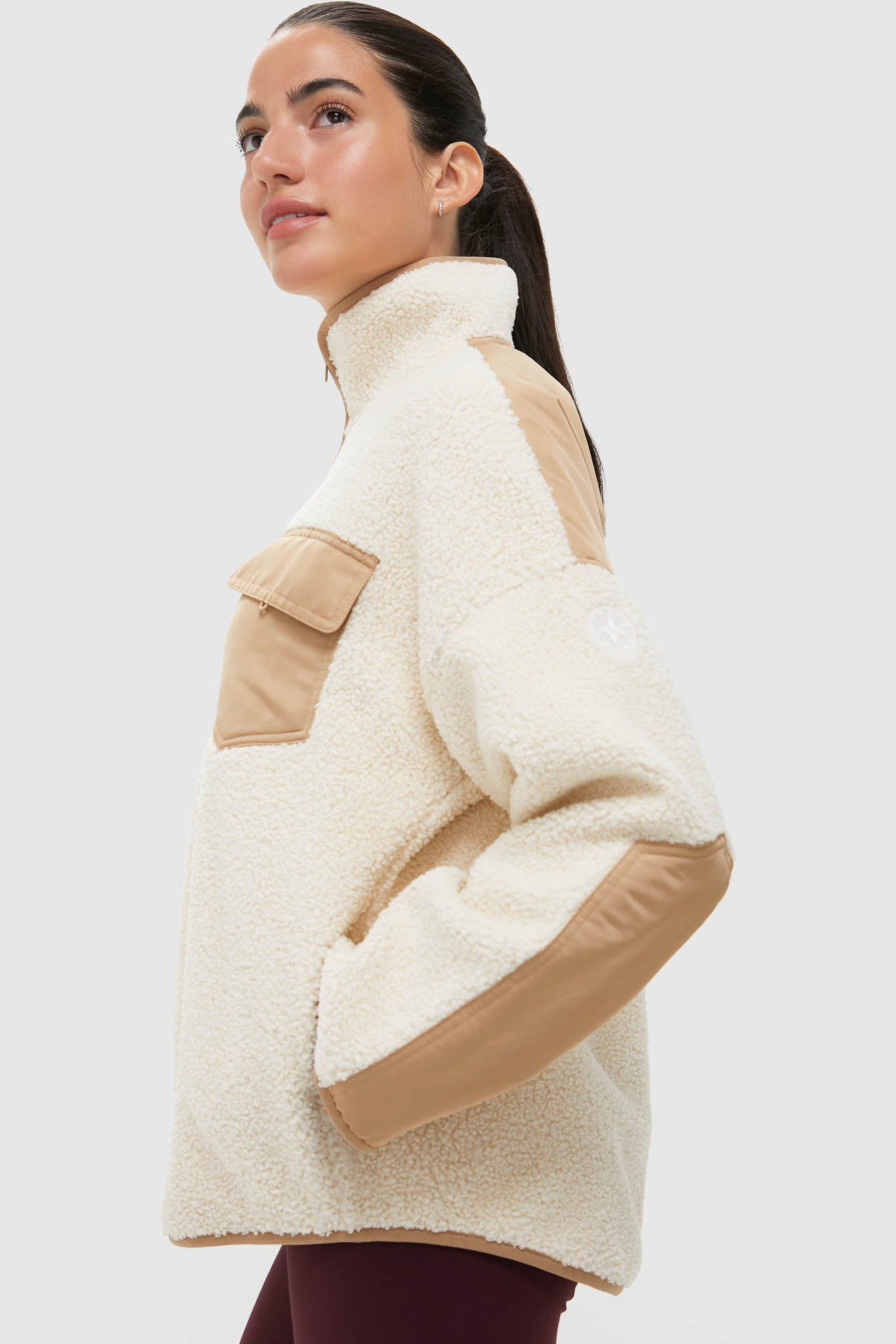 Buttercream Fleece Lawrence Full Length Zip Up-Charming Tale Store