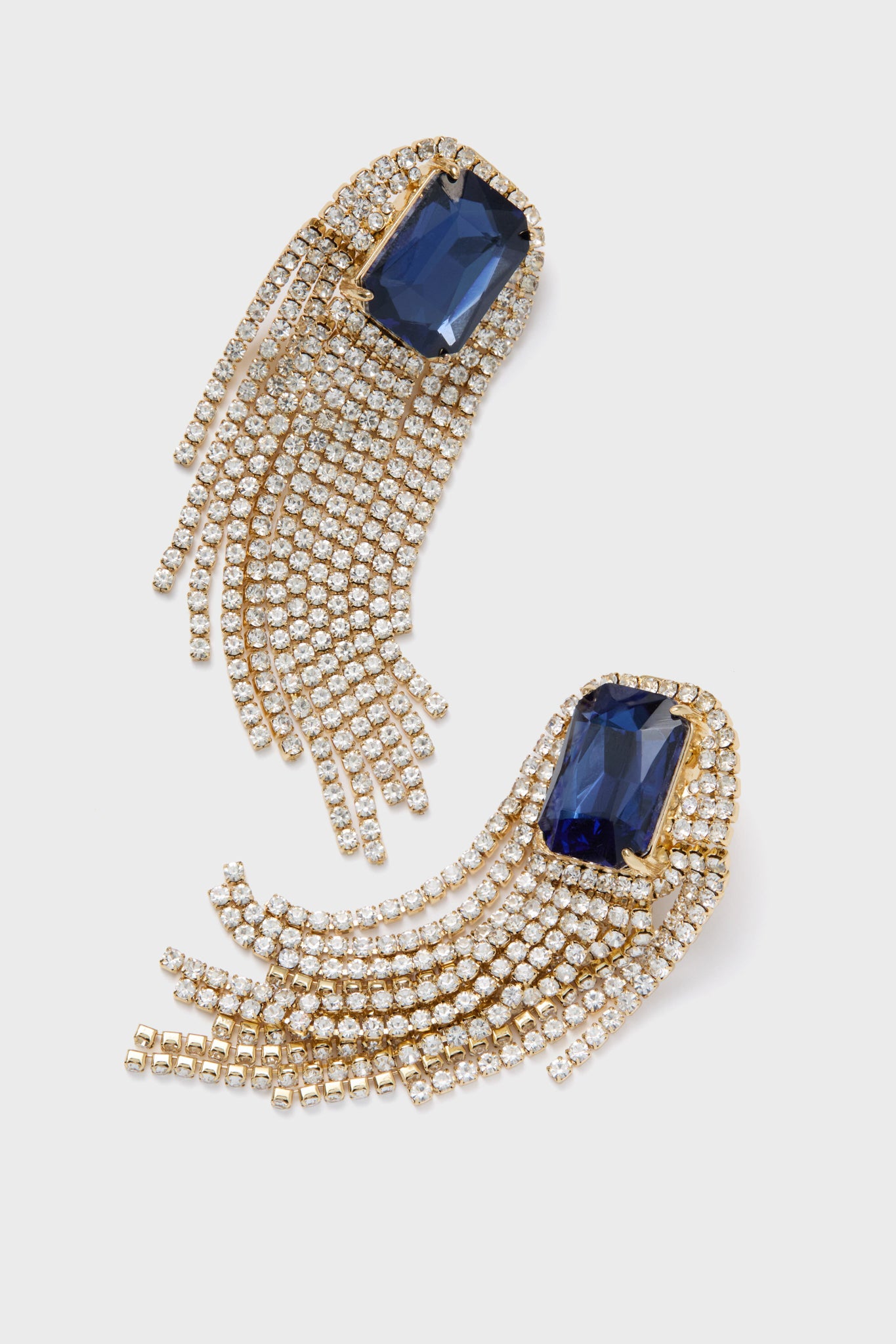 Dazzlin Blue Irving Earrings-Charming Tale Store