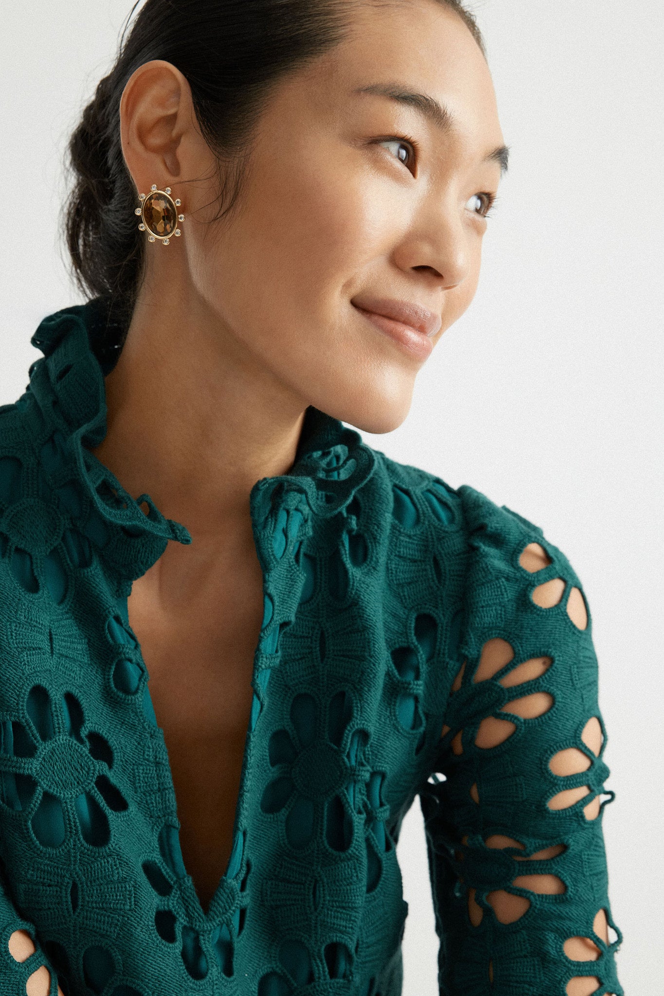 Gold Greenwich Studs-Charming Tale Store