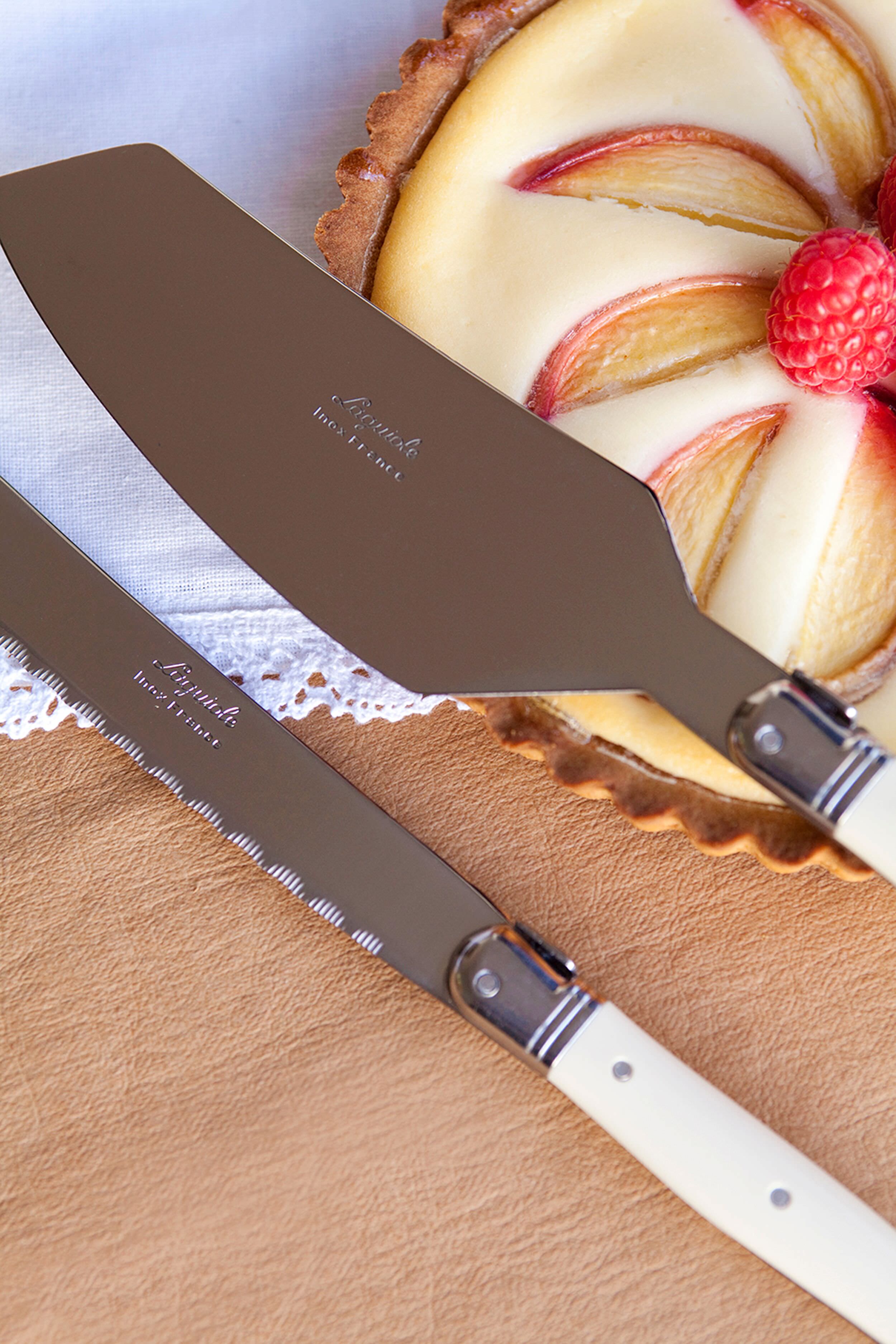 Cake Set Ivory Cake Slicer and Bread Knife-Charming Tale Store