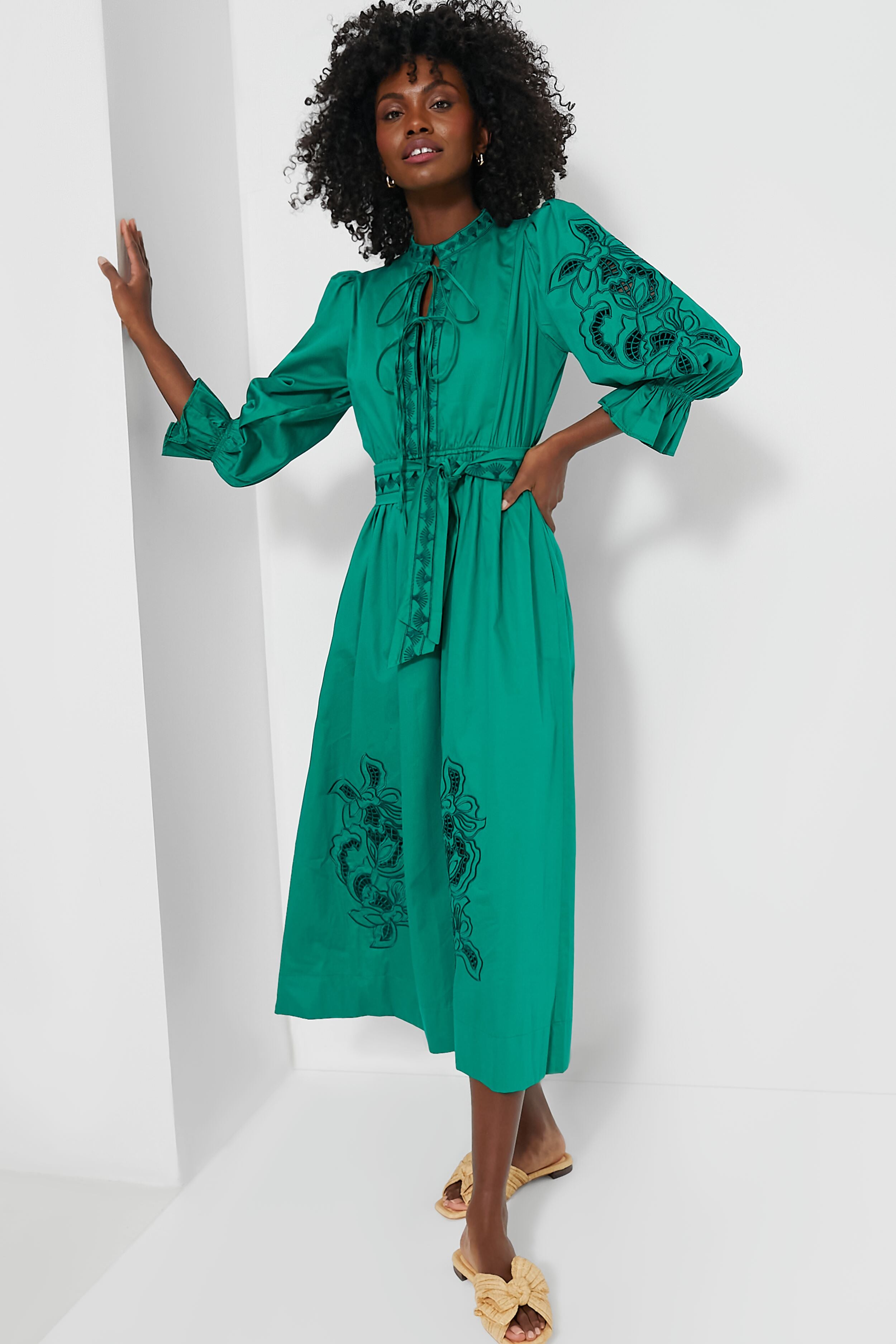 Emerald Florence Dress-Charming Tale Store