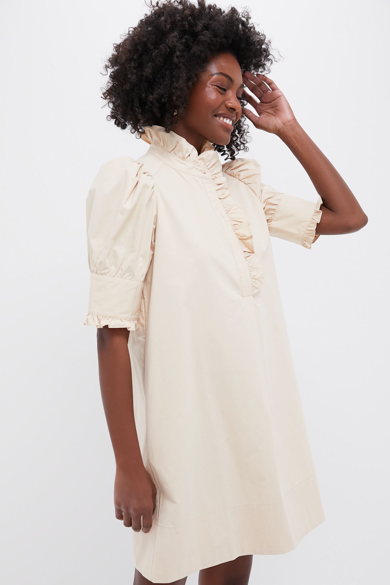 Tan Gracelyn Mini Dress-Charming Tale Store