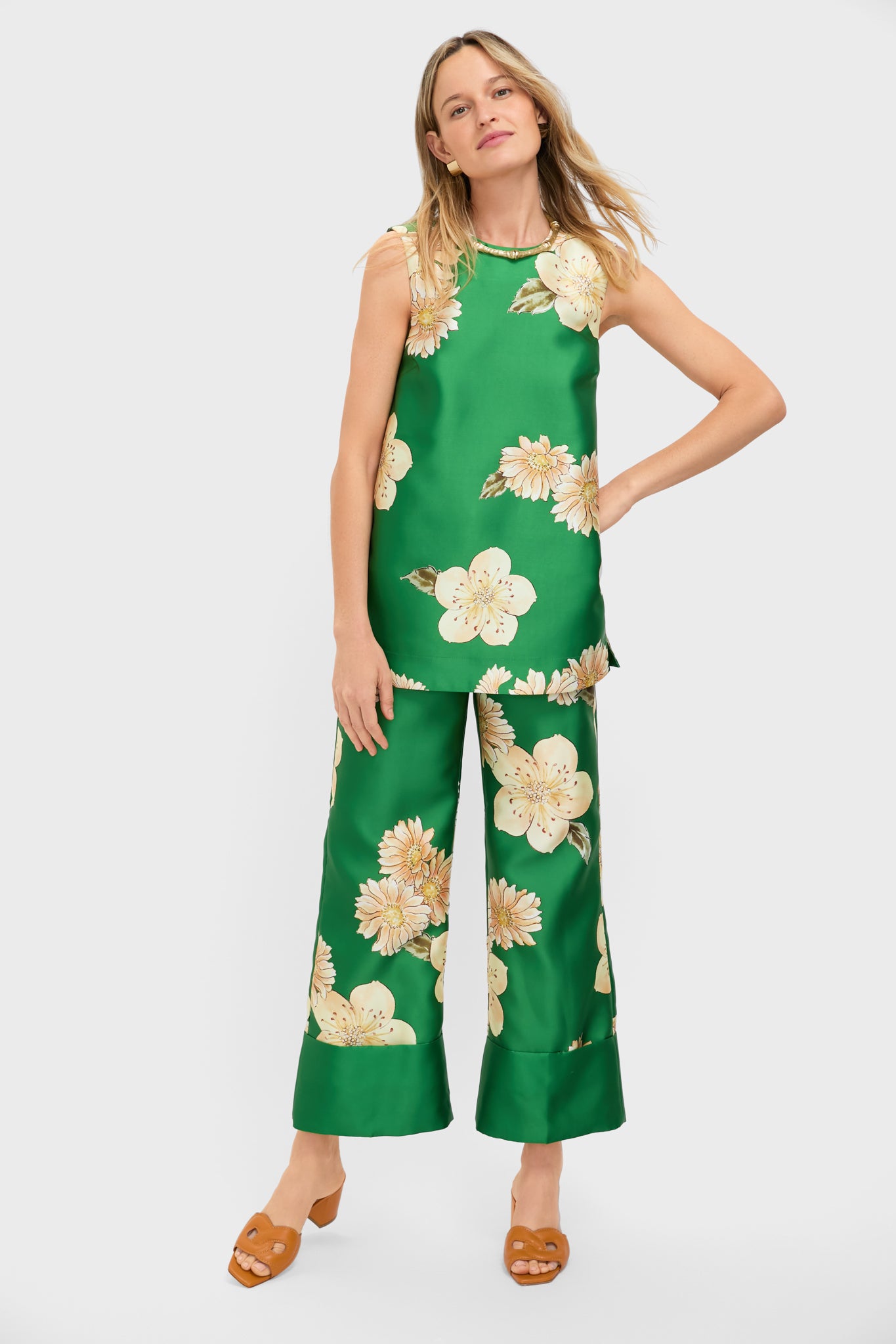 Green Sage Pant-Charming Tale Store