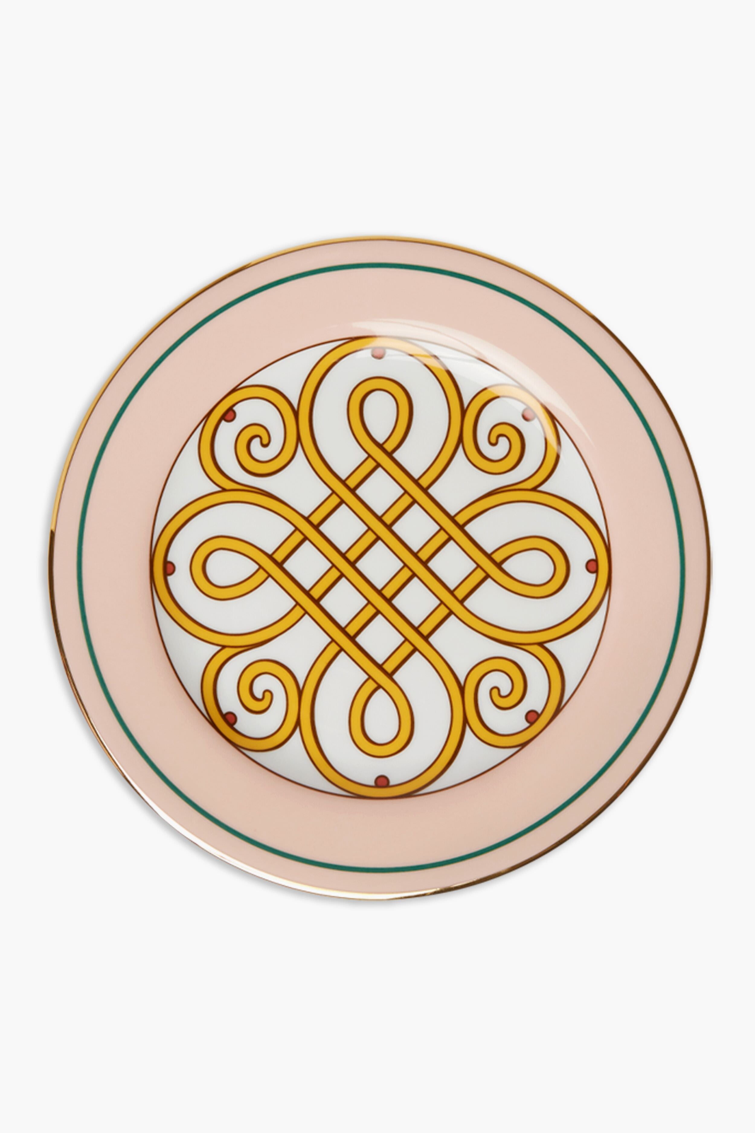 Pink Cortile Dessert Plates Set of 2-Charming Tale Store