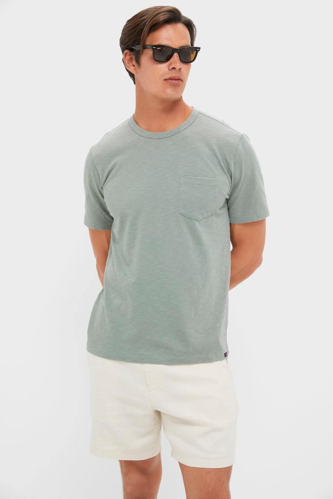 Sage Creek Sunwashed Pocket Tee-Charming Tale Store