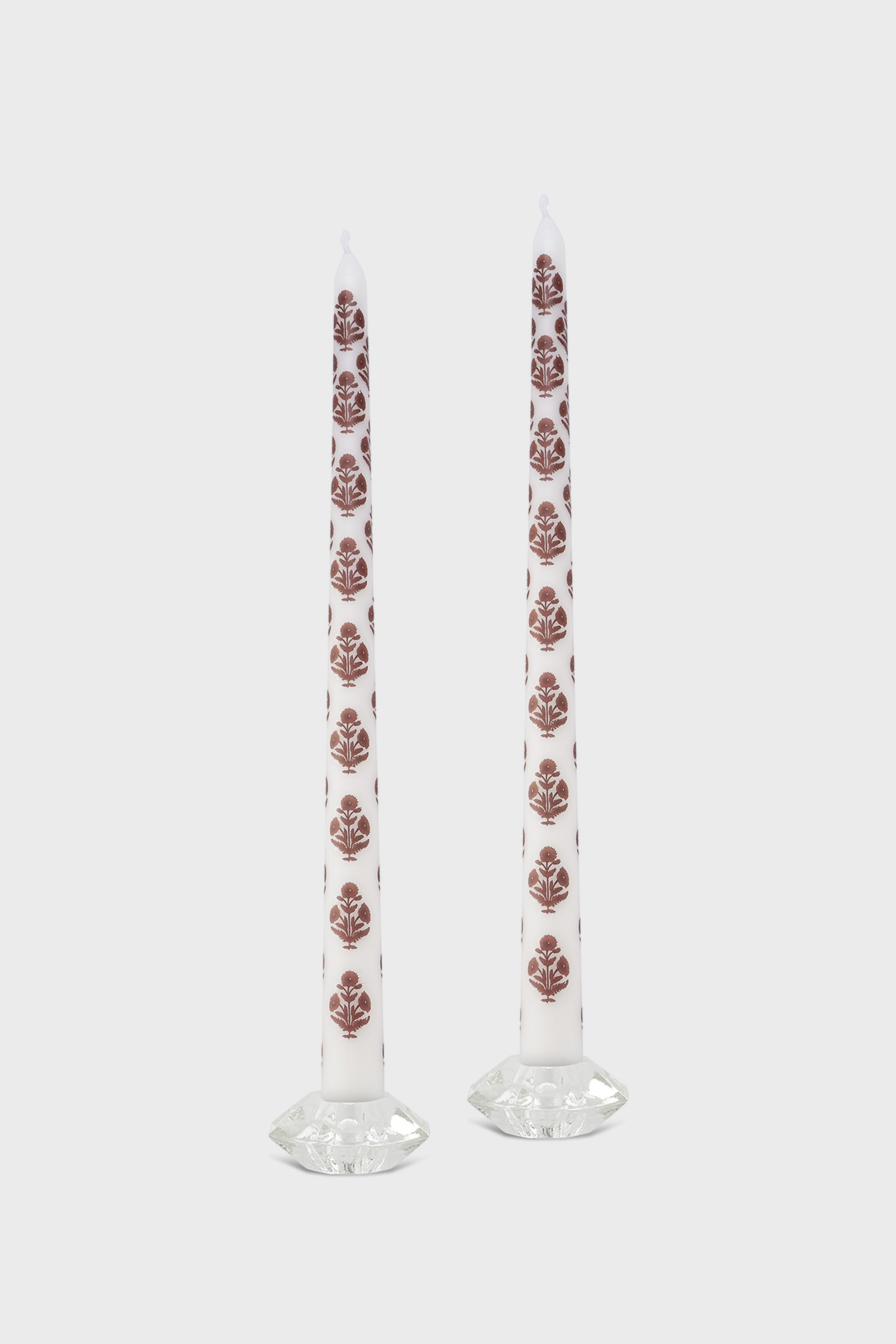 Poppy Tapers Candles (Set of 2)-Charming Tale Store