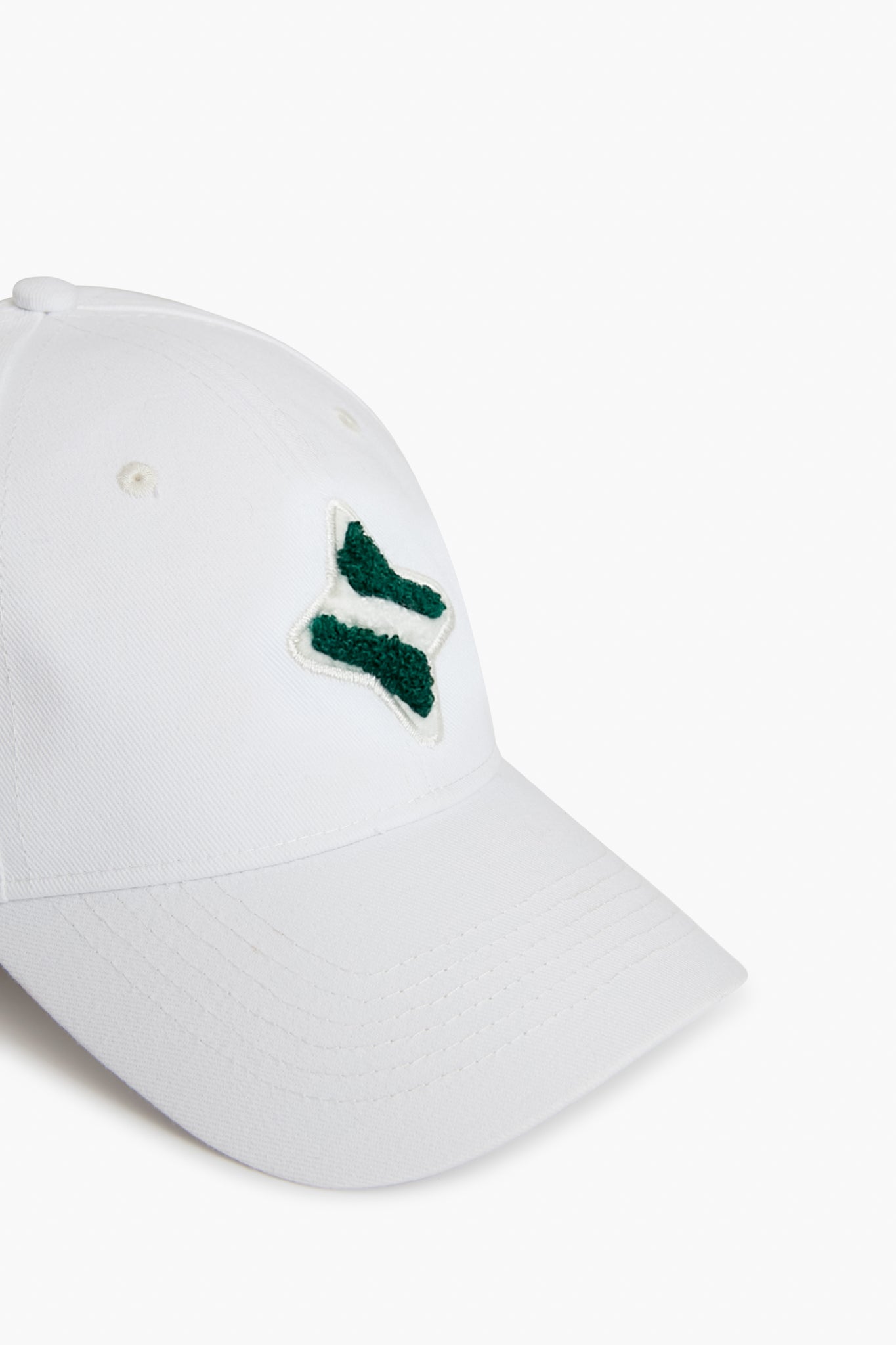 White Collegiate Hat-Charming Tale Store