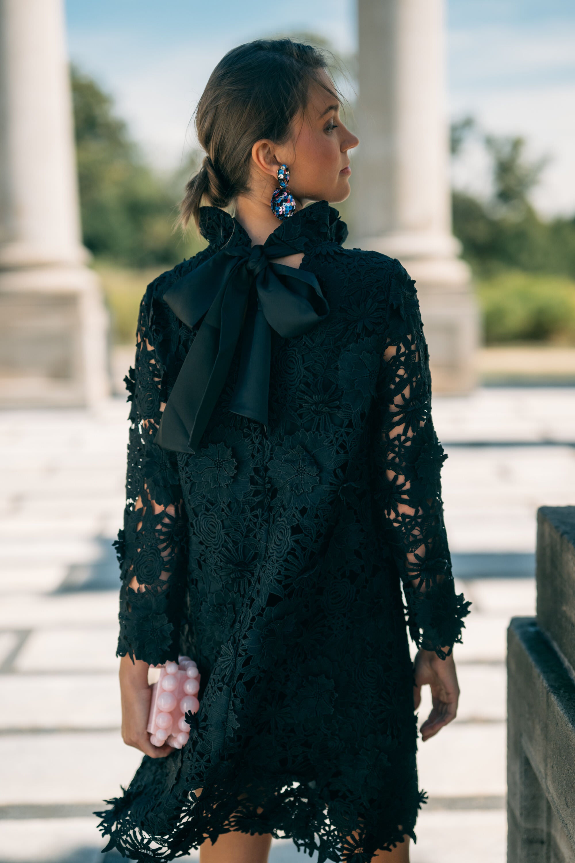 Guipure Lace Daphne Dress-Charming Tale Store