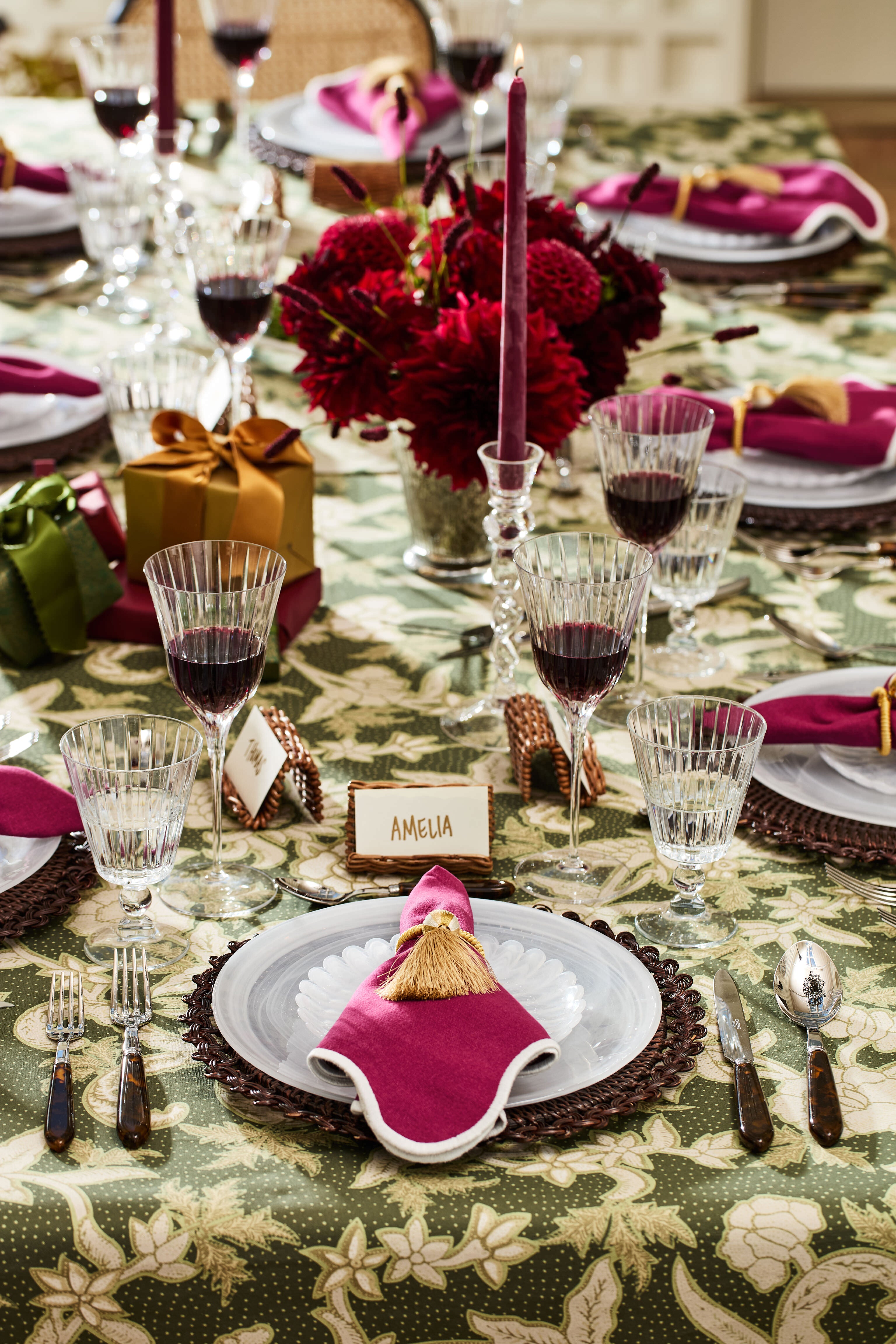 Wild Plum Everyday Tapers 12"-Charming Tale Store