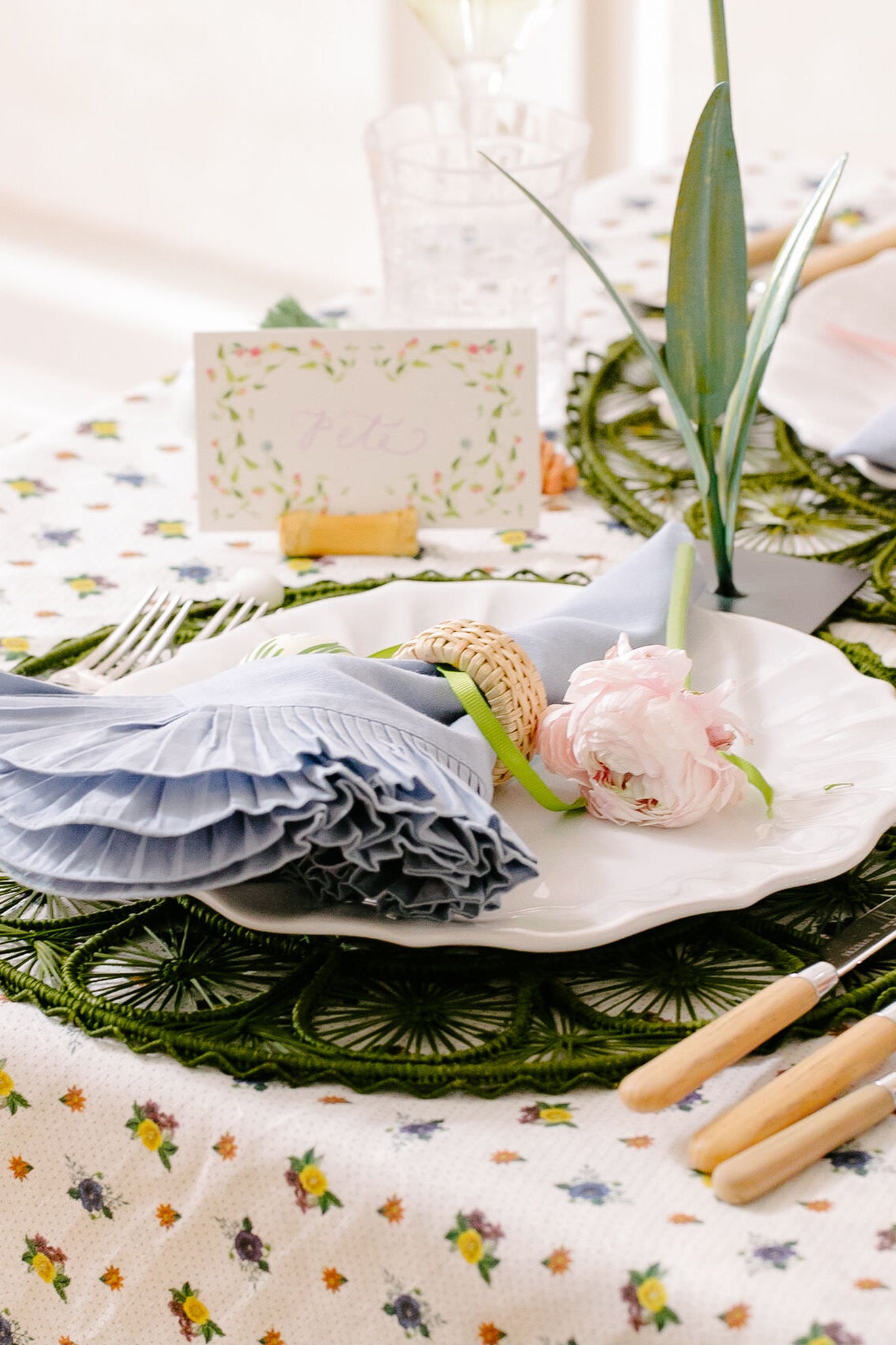 Cane Napkin Rings (Set of 4)-Charming Tale Store