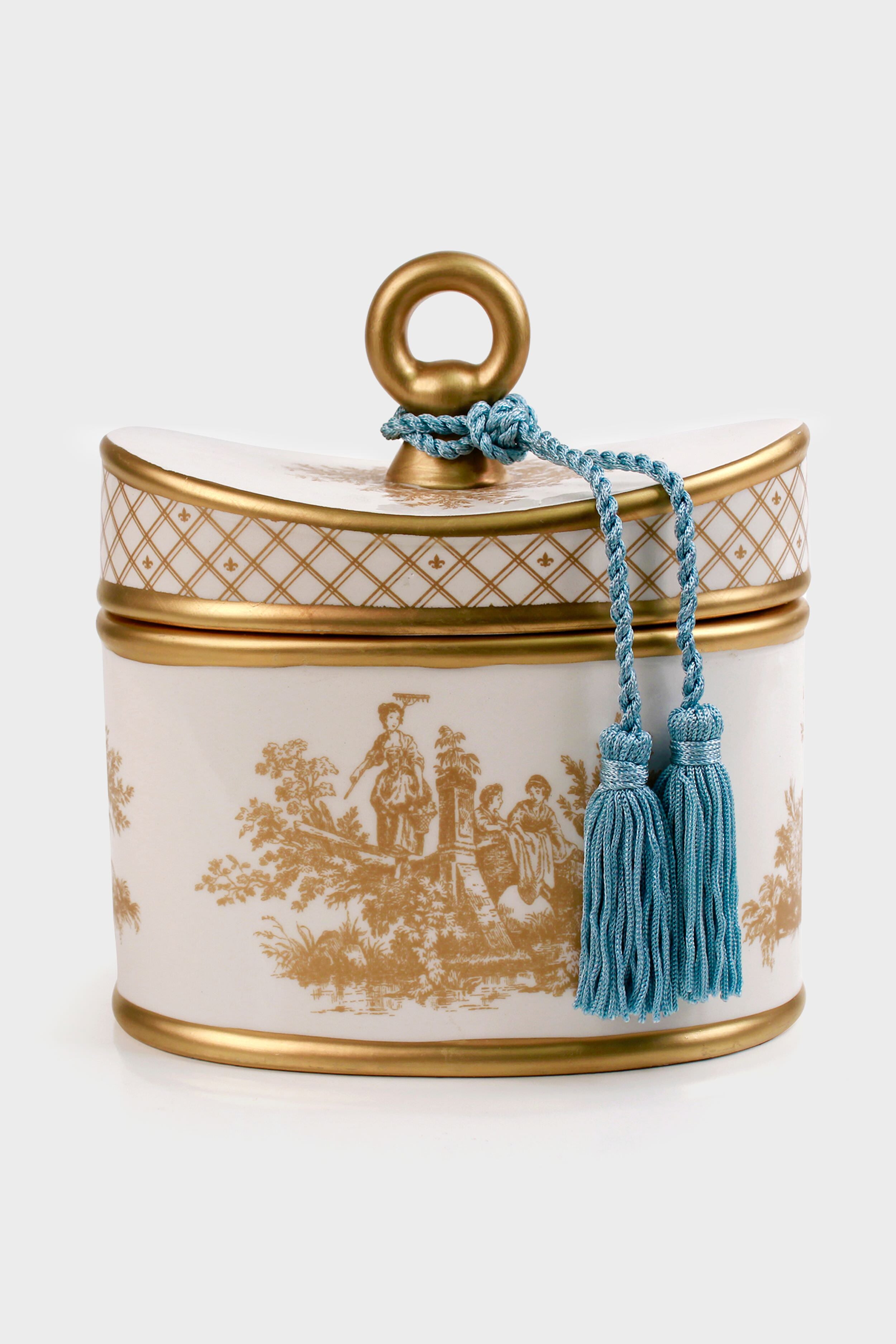 French Tulip Ceramic Candle-Charming Tale Store