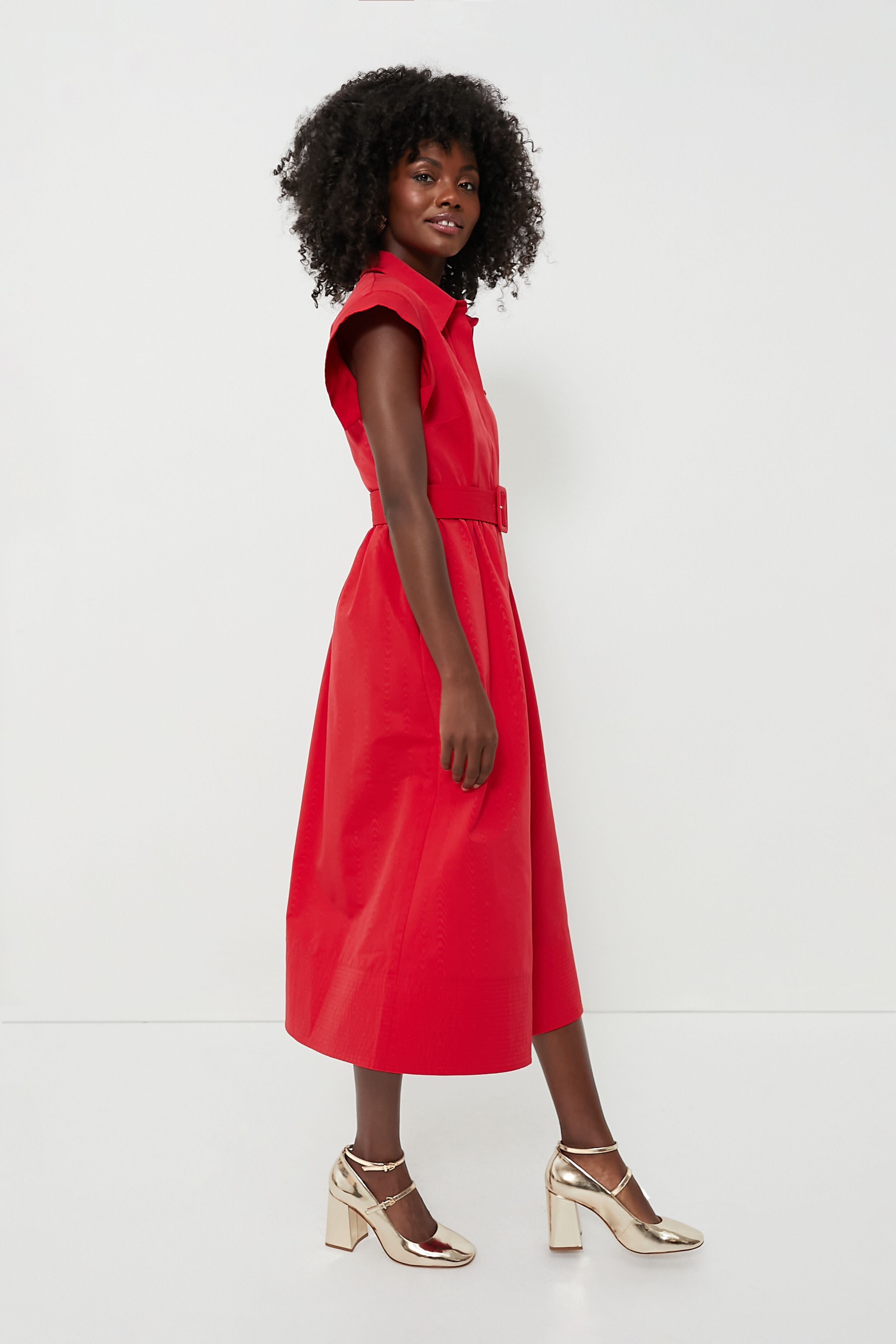 Red Chloe Dress-Charming Tale Store