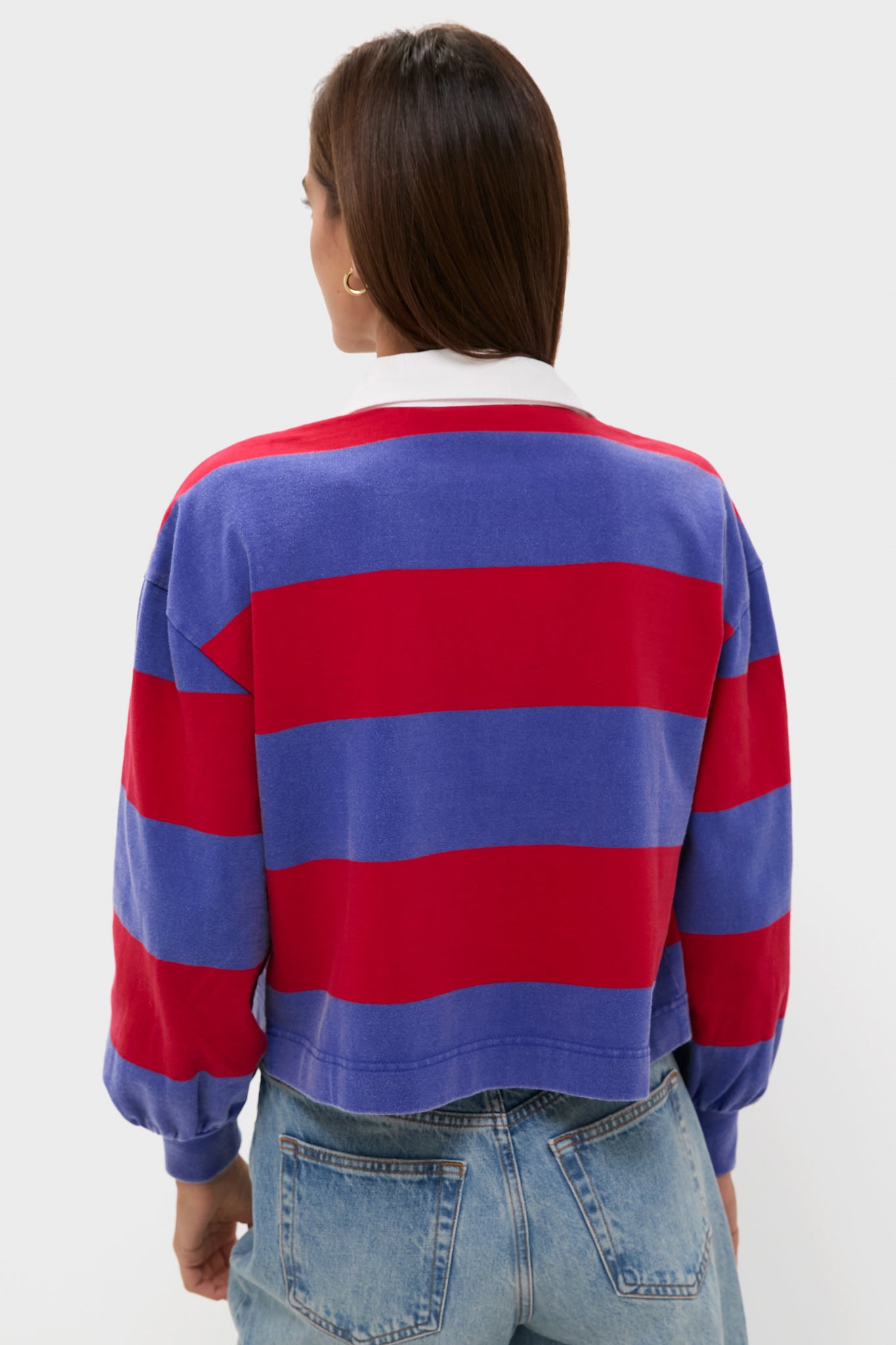 Gameday Red and Blue Swiftie Rugby Polo-Charming Tale Store