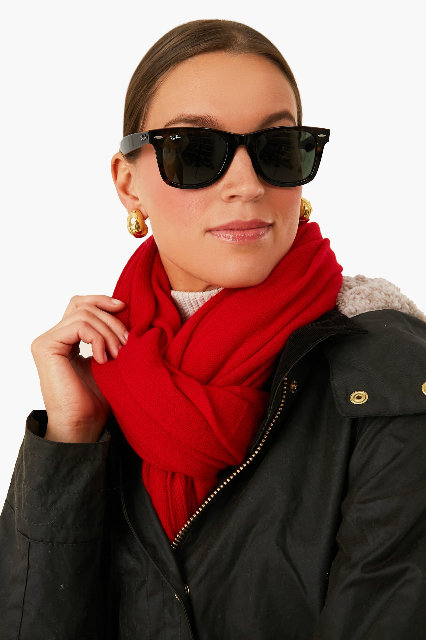 Exclusive Red Cashmere Travel Wrap-Charming Tale Store