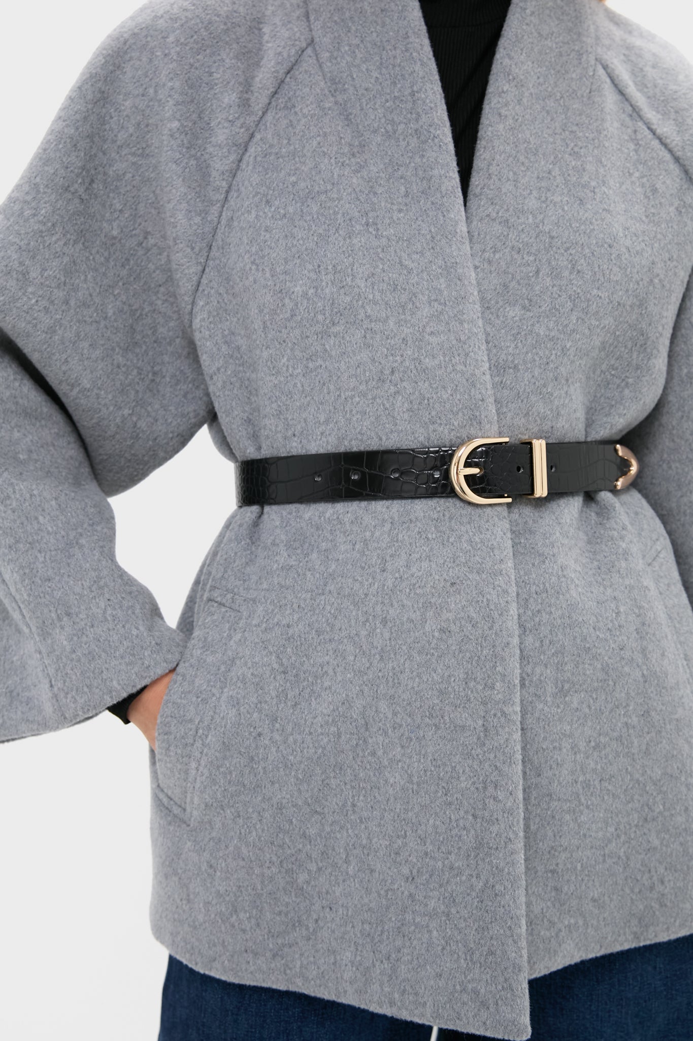 Gray Odelie Cape-Charming Tale Store