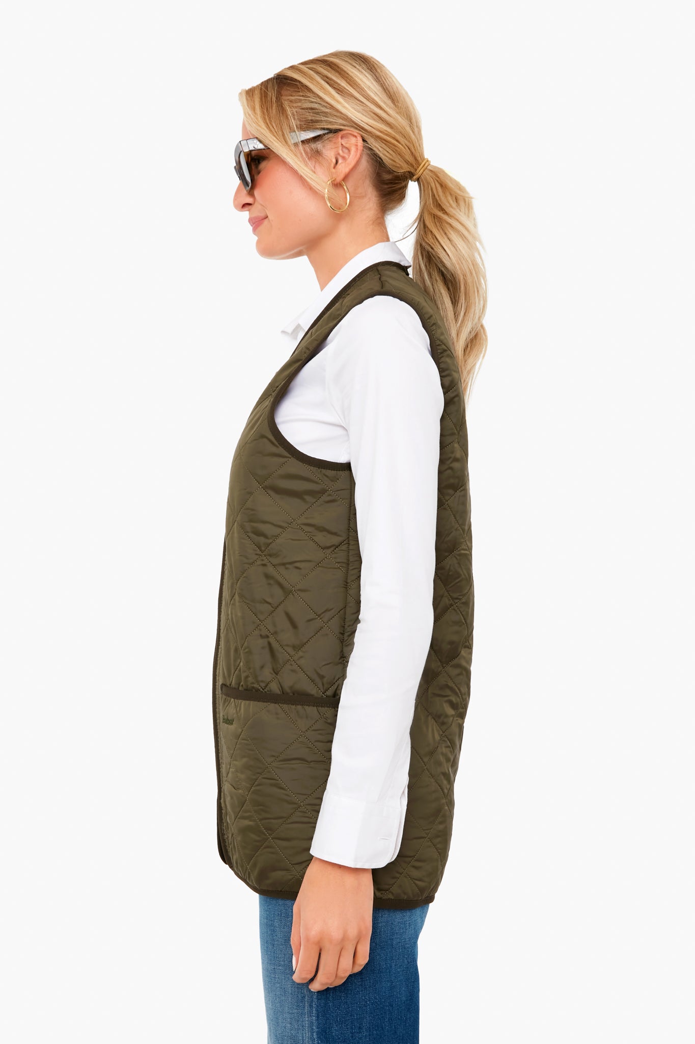 Dark Olive Fleece Betty Liner-Charming Tale Store