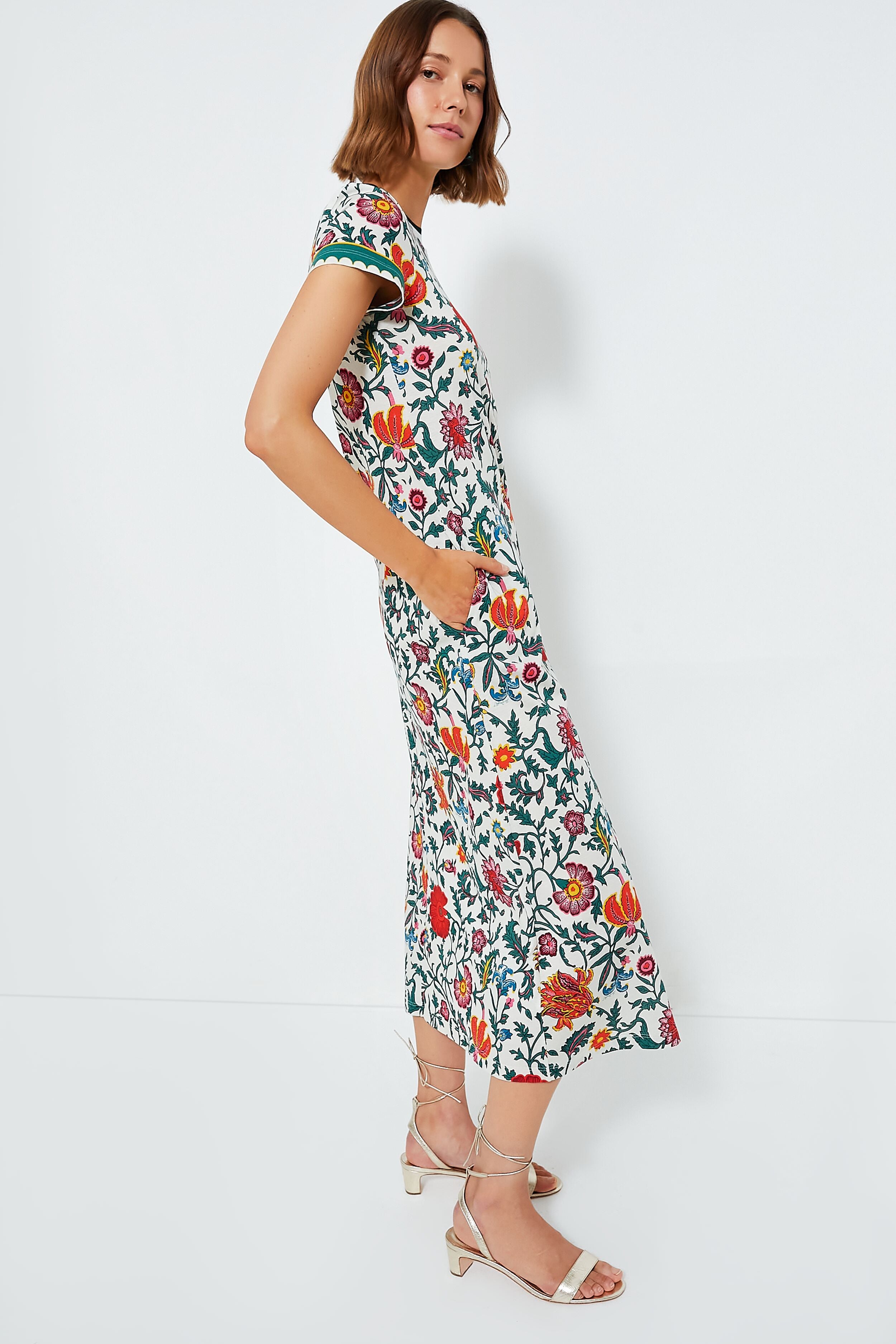 Dragonflower Mini Barre Sporty Swing Dress-Charming Tale Store