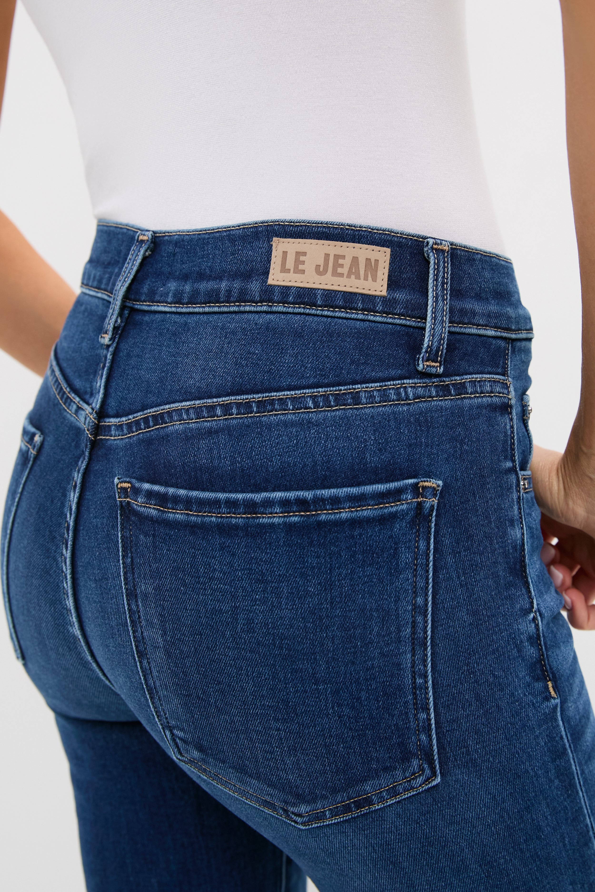 Drop in the Ocean Mid-High Rise Baby Bootcut-Charming Tale Store