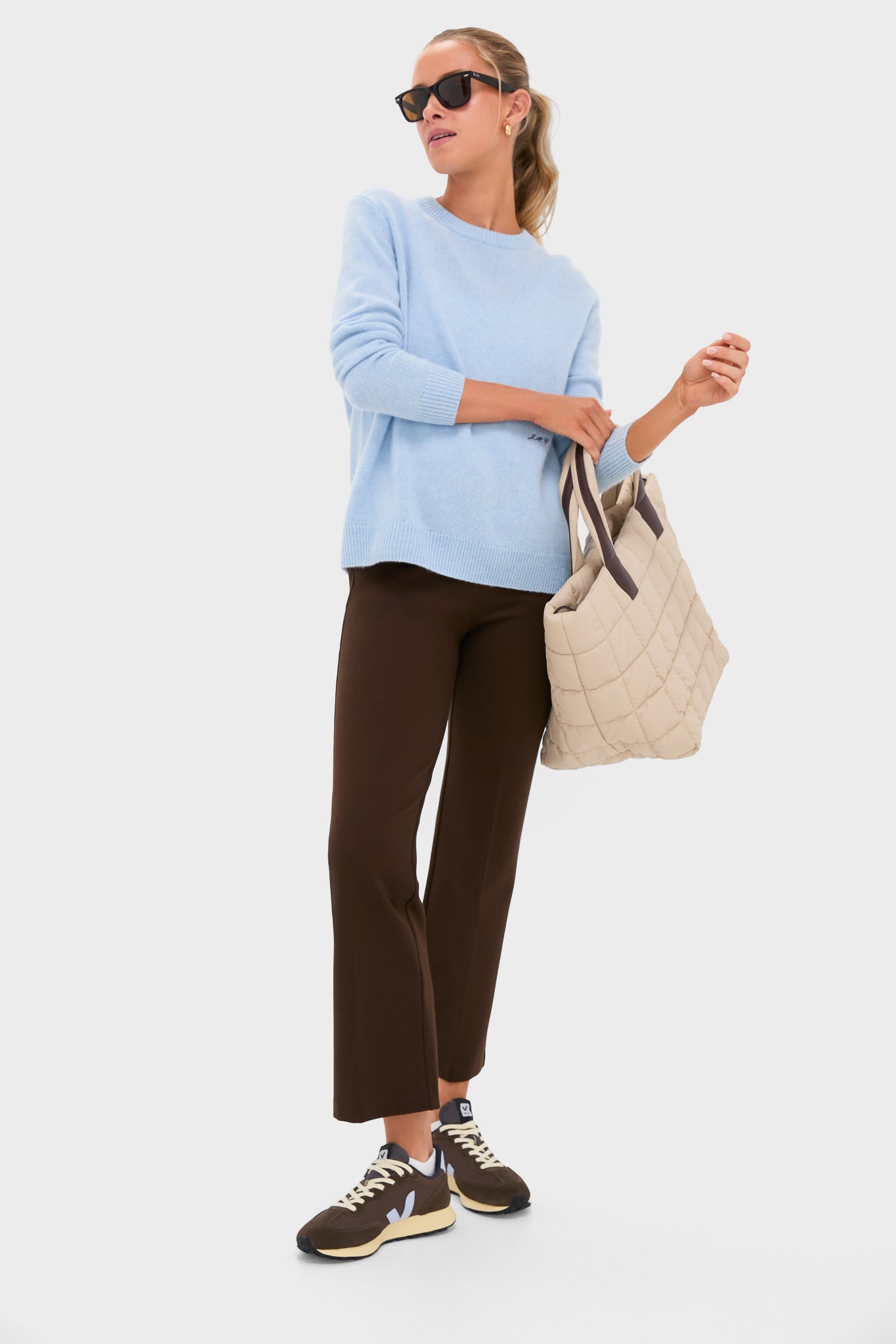 Chocolate Brown 28 Inch Compression September Pant-Charming Tale Store