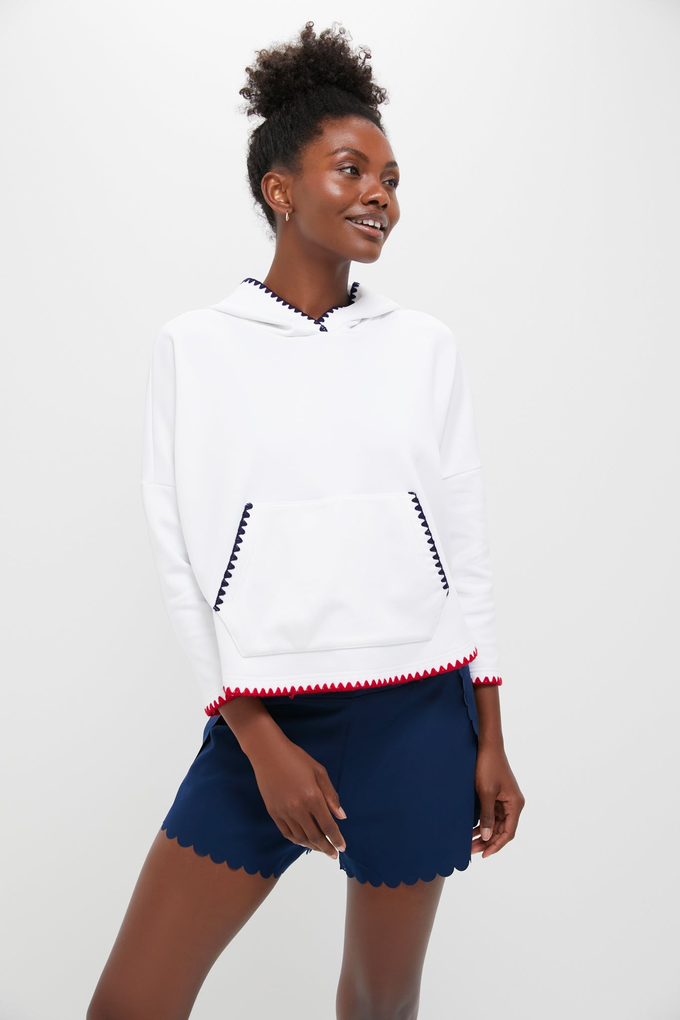 Cropped Americana Eden Sweatshirt-Charming Tale Store
