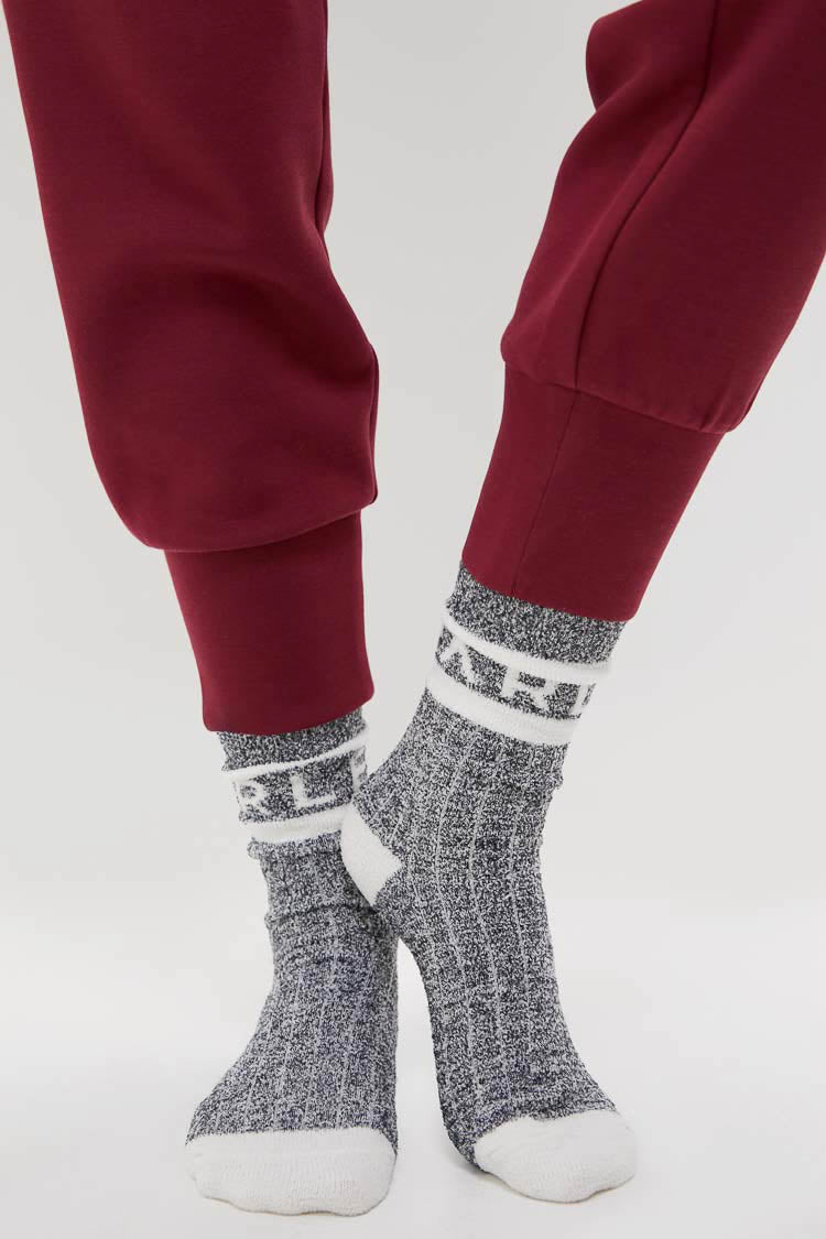 Charcoal Marl Spencer Sock-Charming Tale Store